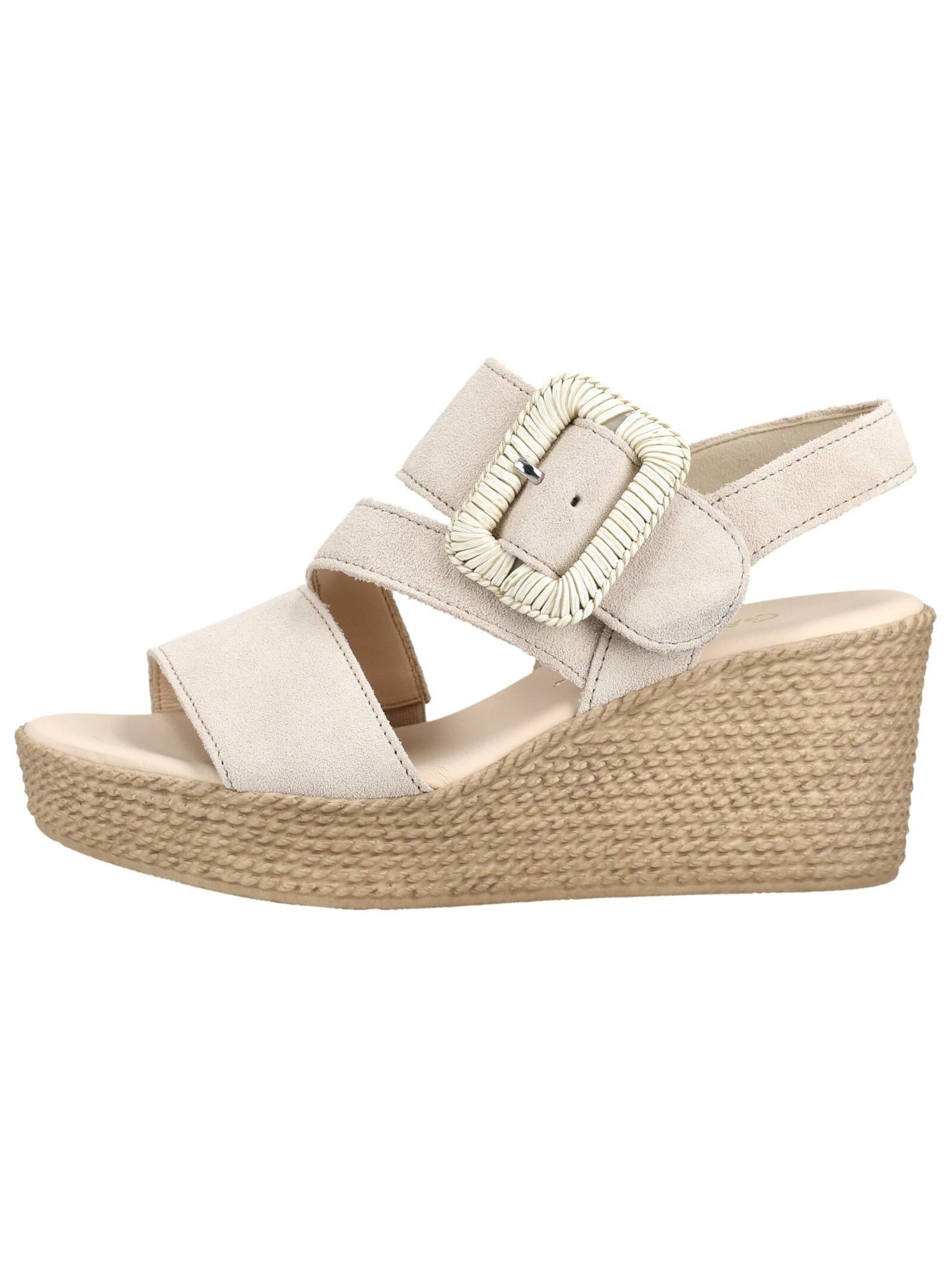 Gabor Gabor Sandalen Veloursleder Keilsandalette