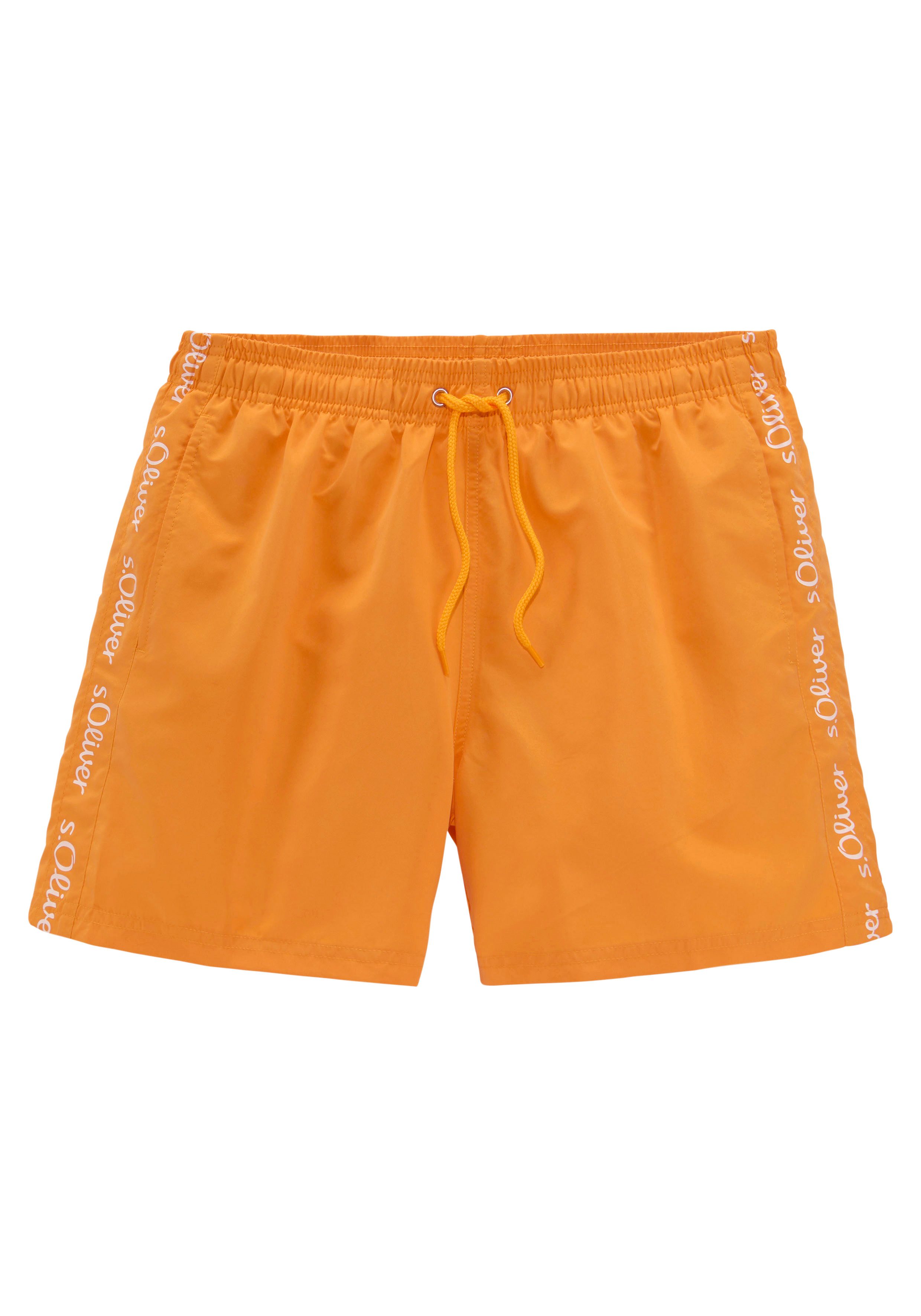 s.Oliver Badeshorts mit Markenschriftzügen – Bild 2 von 5