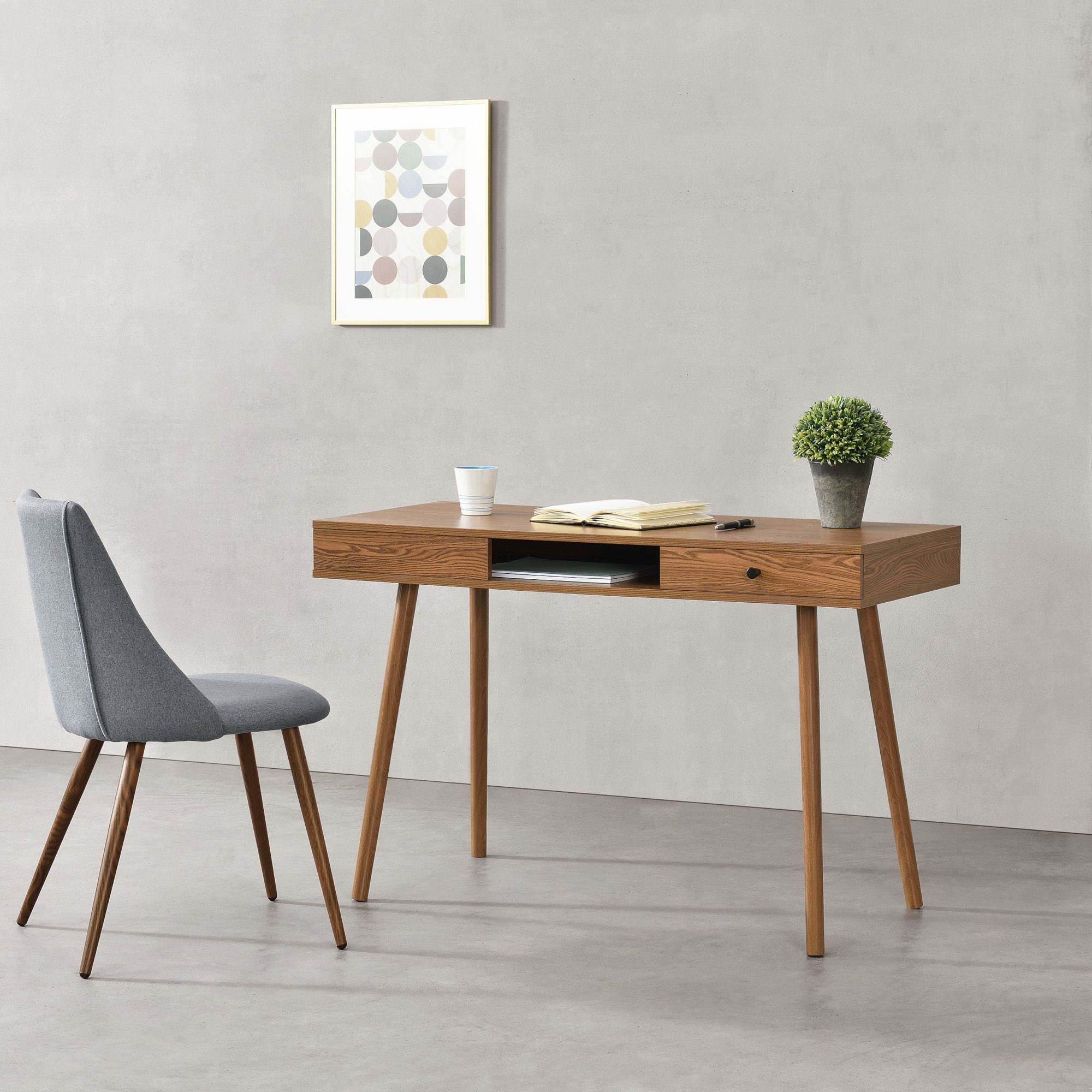 en.casa Schreibtisch, Habo Bürotisch 115 x günstig online kaufen