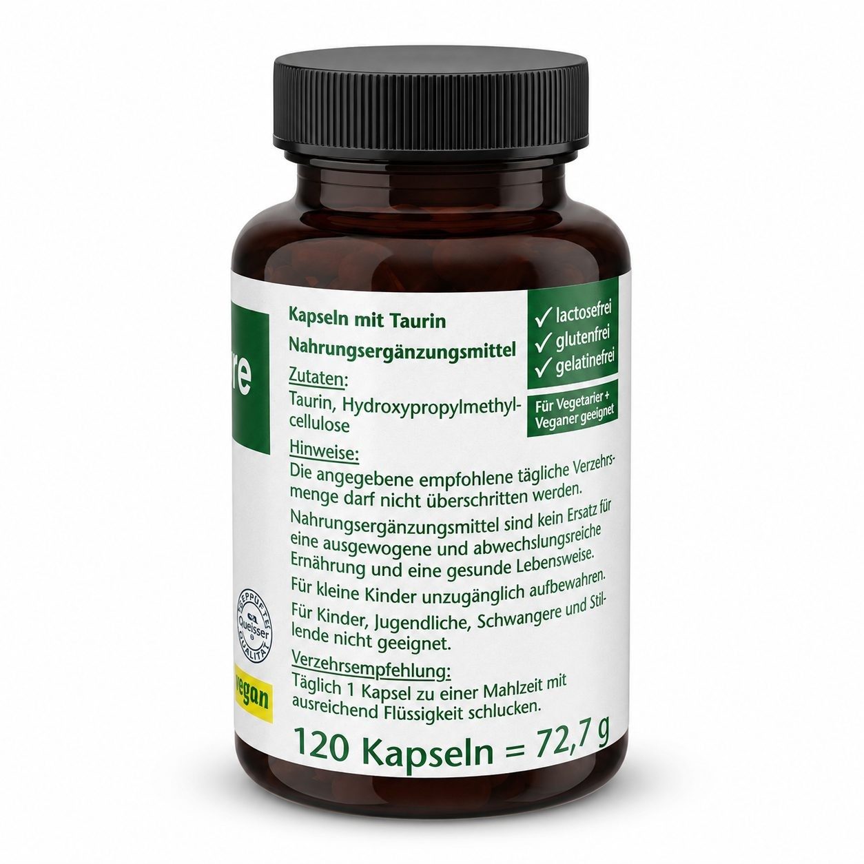 Queisser Pharma GmbH & Co. KG DOPPELHERZ Taurin pure Kapseln Kapseln