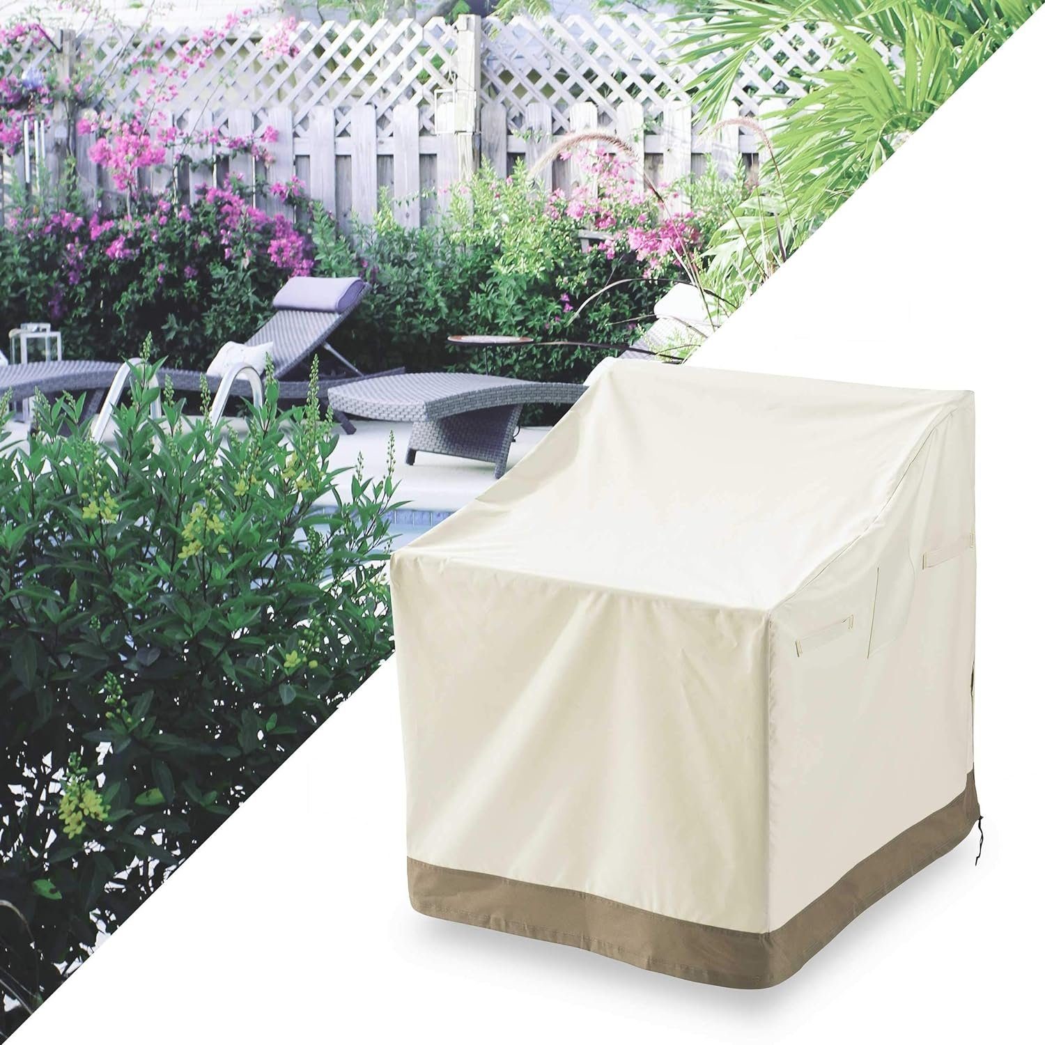 Lumaland Gartenmöbel-Schutzhülle Lumaland für Waschbar Abdeckung gestapelte Patio Stühle