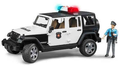 Bruder® Spielzeug-Polizei Jeep Wrangler Polizeifahrzeug und Polizist, (Set, 2-tlg), mit Sound, Made in Germany