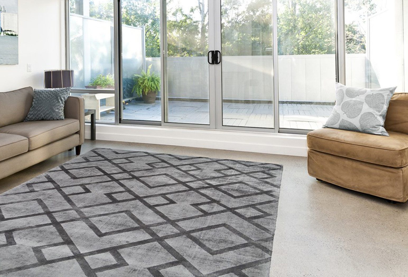 calo-deluxe Teppich Viteox 310, rechteckig, Höhe: 13 mm, Viskose, Kurzflor, Wohnzimmer