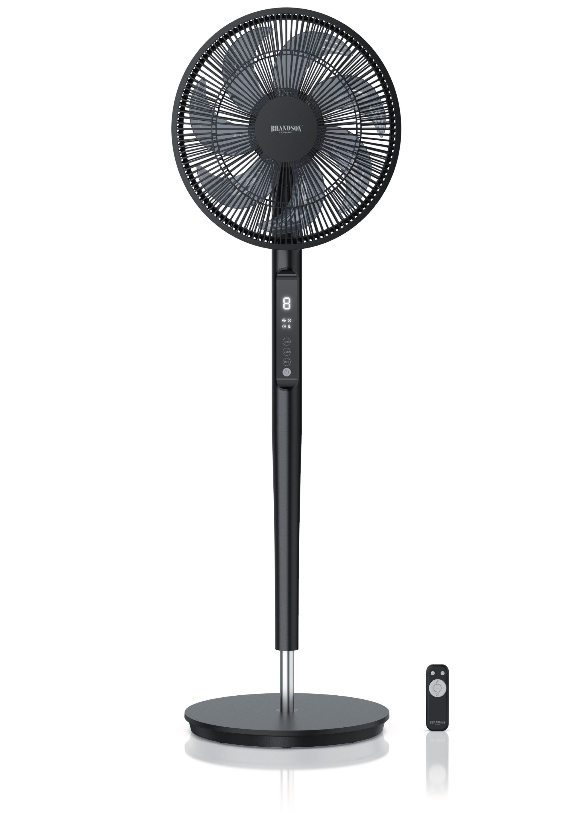 Brandson Standventilator DC, leise, energiesparend, Oszillation, Timer, Fer günstig online kaufen