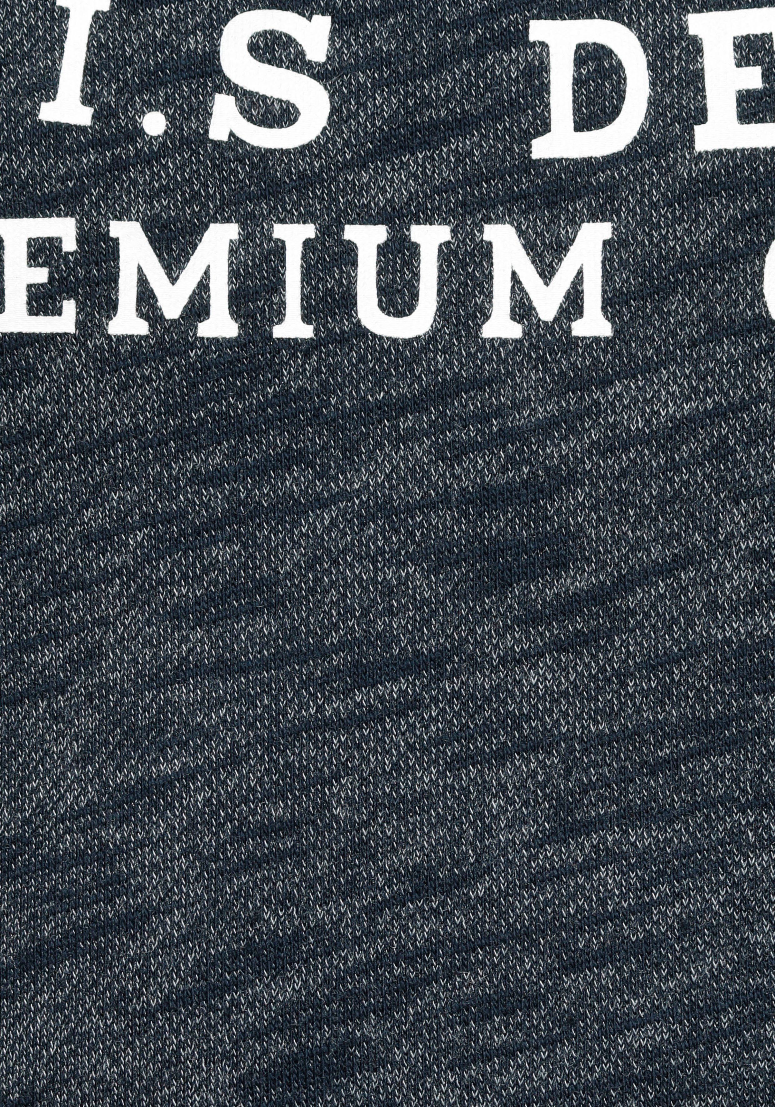 H.I.S Kapuzensweatshirt Langarm, lockere Passform, mit Print, Kapuze