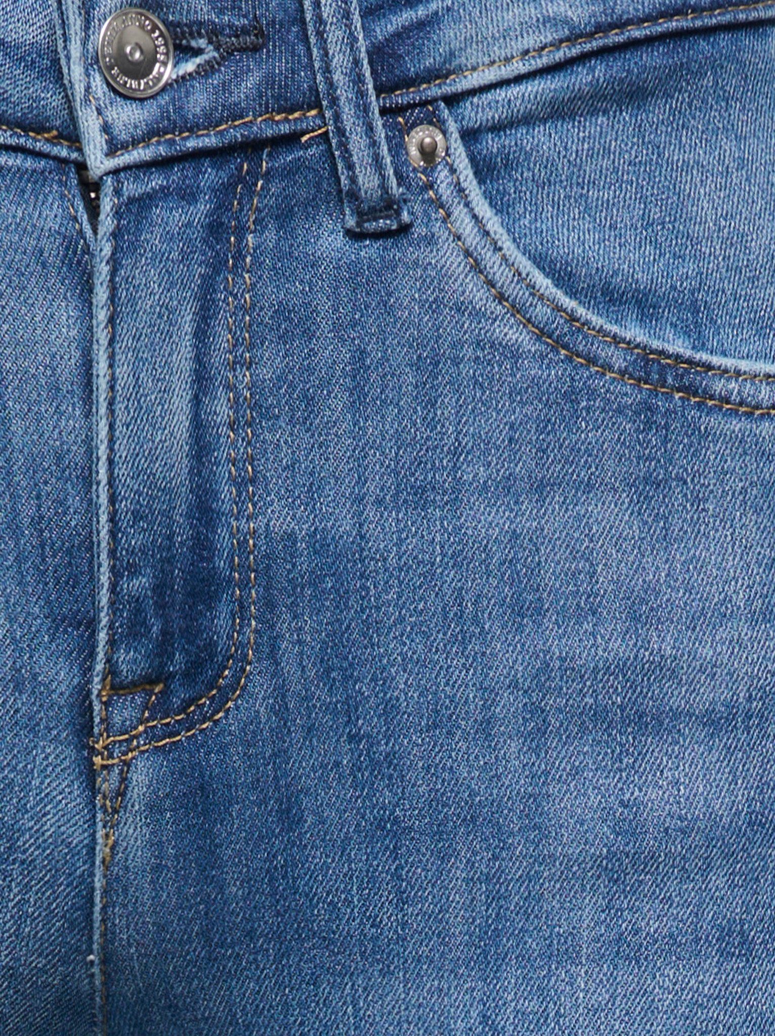 ONLY Skinny-fit-Jeans ONLPOWER MID WAIST PUSH UP ANK DET DNM Baumwollmischung, regular waist, ankle lenght