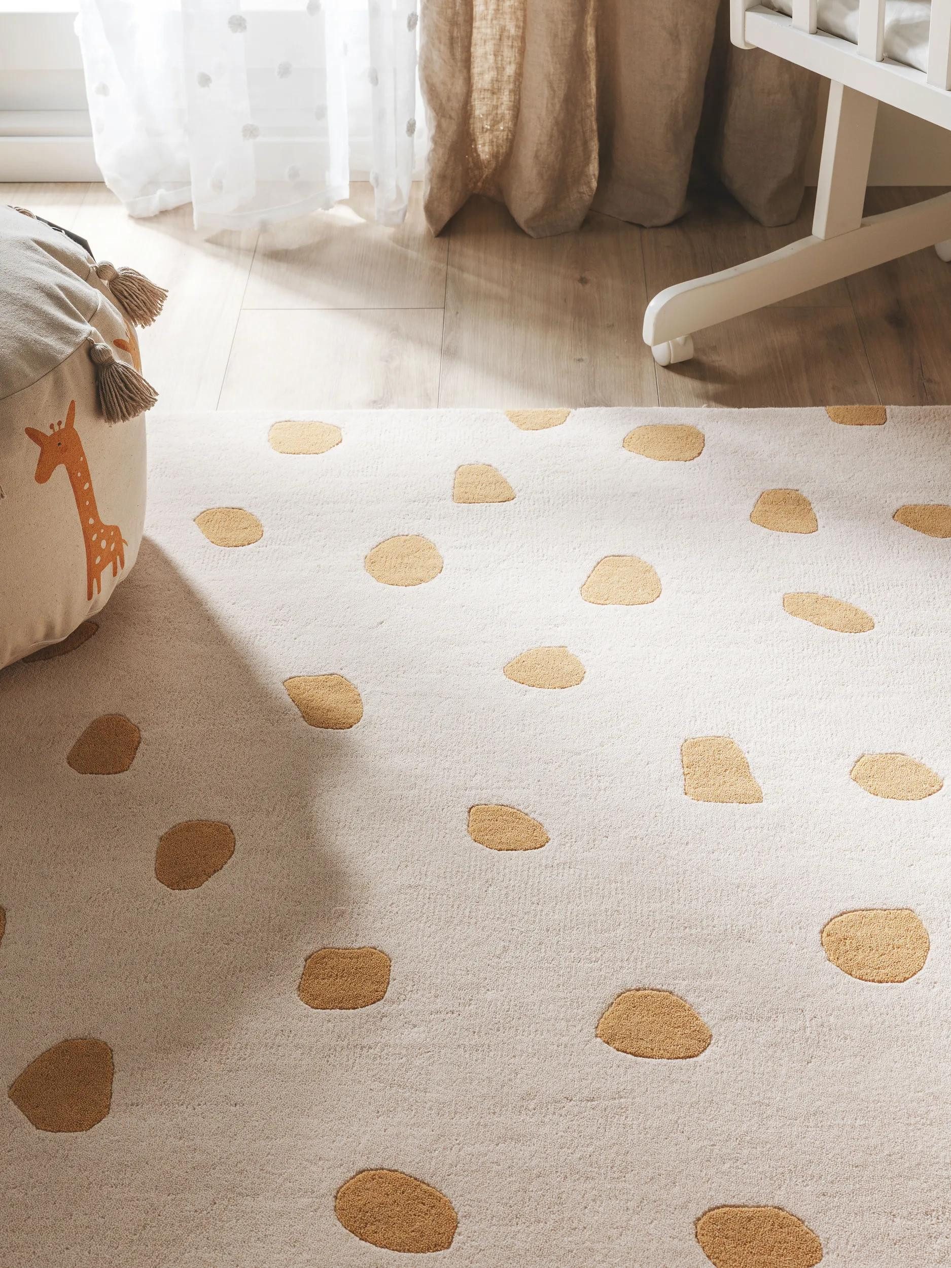 benuta Kinderteppich Savannah, rechteckig, Höhe: 11 mm, Kunstfaser, Berber, Ethno-Style, Wohnzimmer