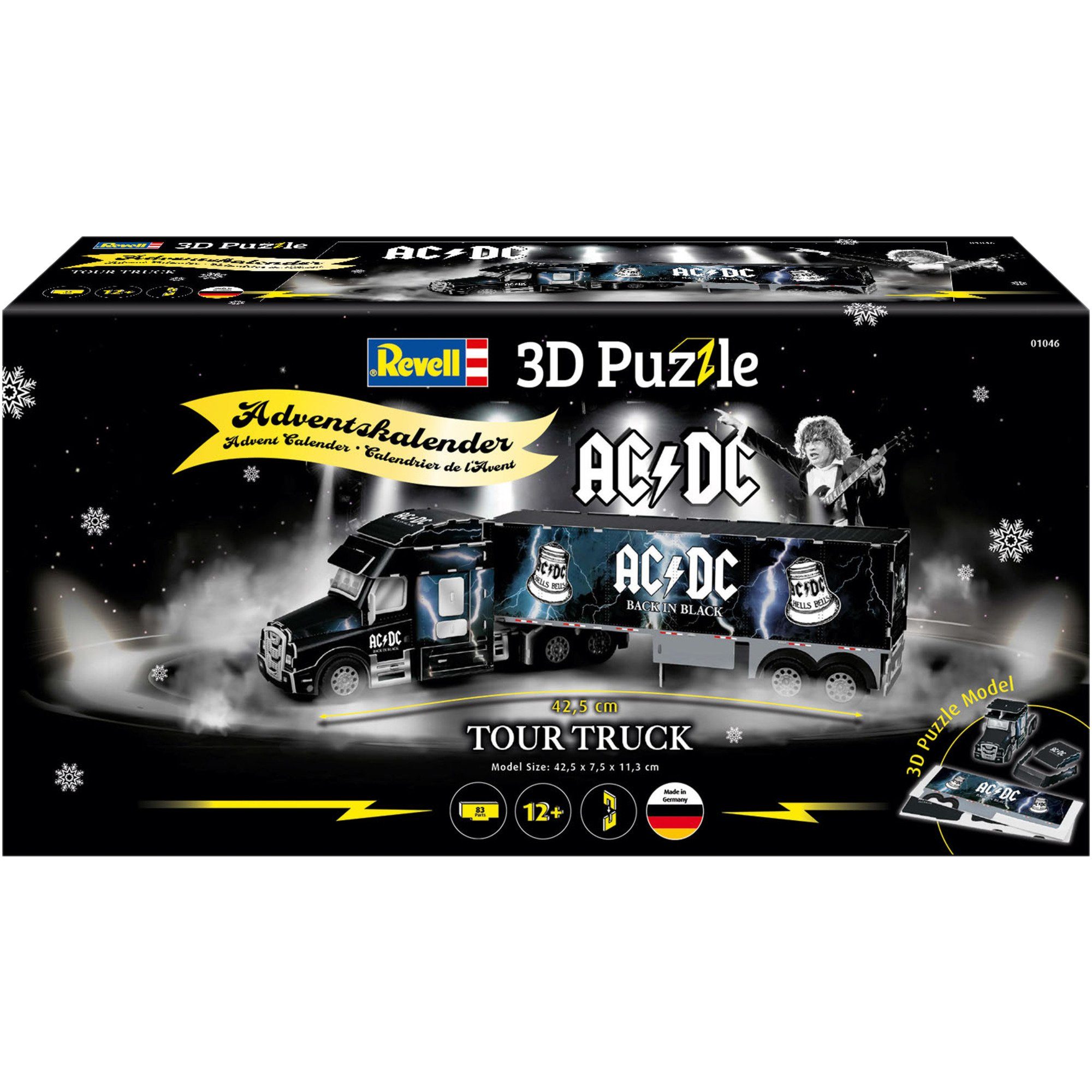 Revell® Puzzle Revell AC/DC Truck, Puzzleteile Tour 3D-Puzzle Adventskalender