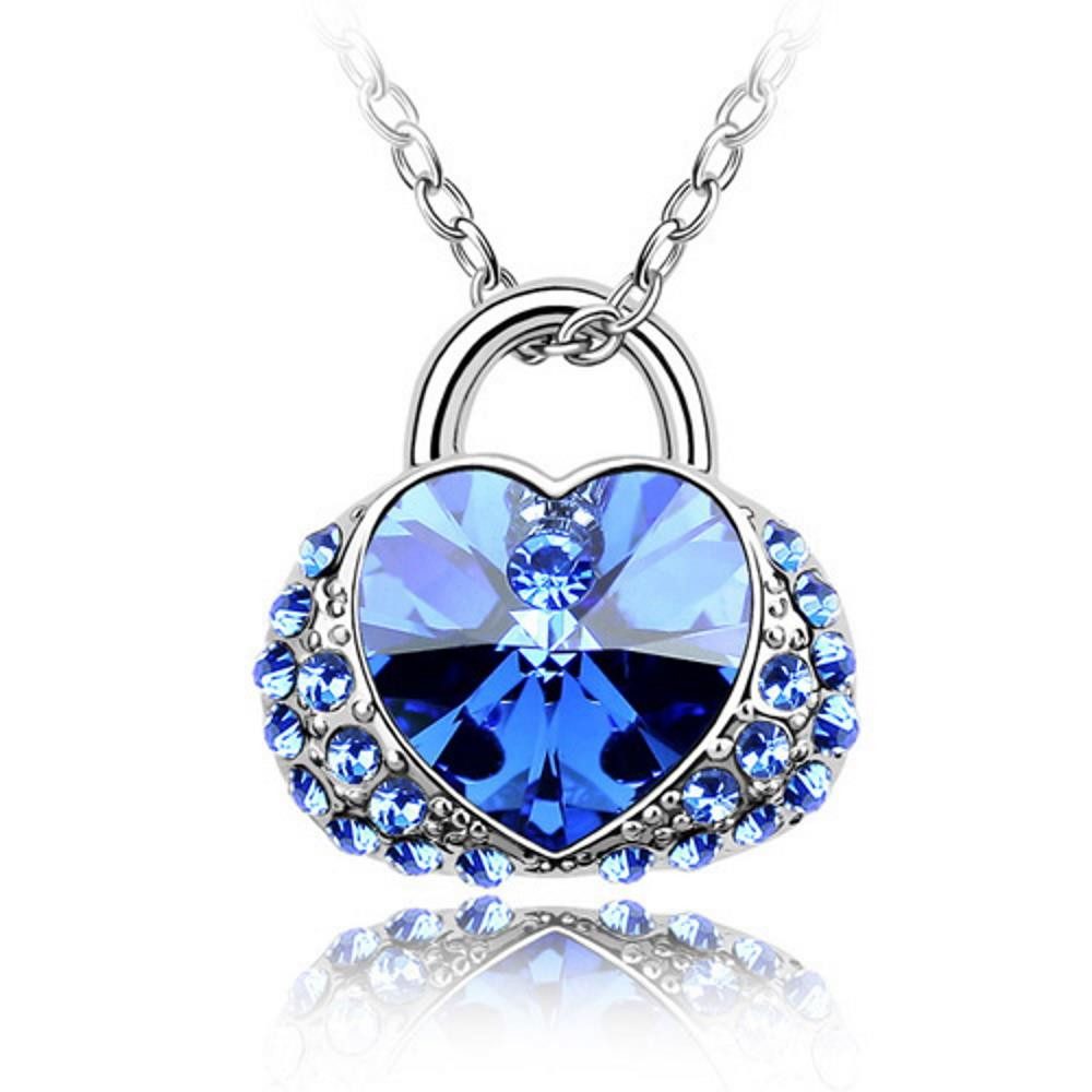 Ketten-Set Kette Herzanhänger Silber aus Messing Damen