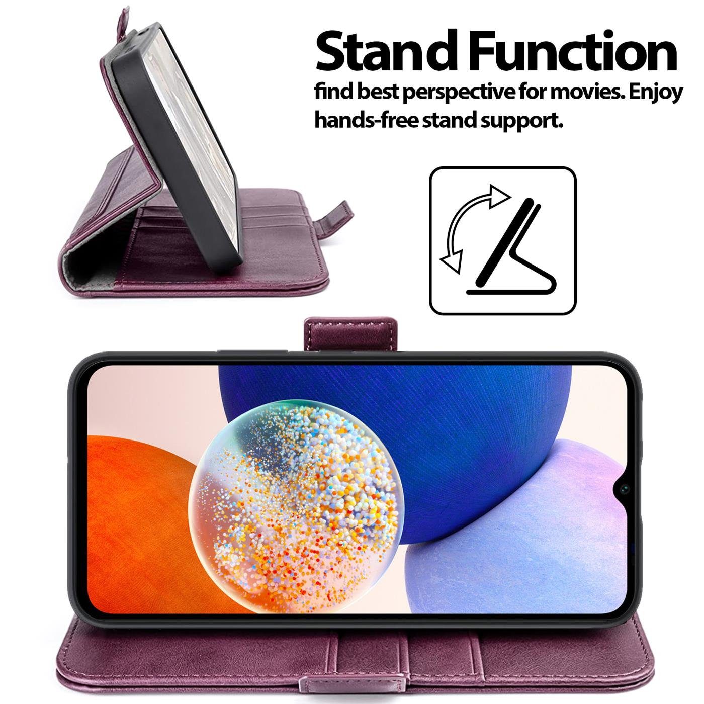CoolGadget Handyhülle Book Case Elegance Tasche für Samsung Galaxy A32 5G 6,5 Zoll, Hülle Magnet Klapphülle Flip Case für Samsung A32 5G Schutzhülle – Bild 2 von 5