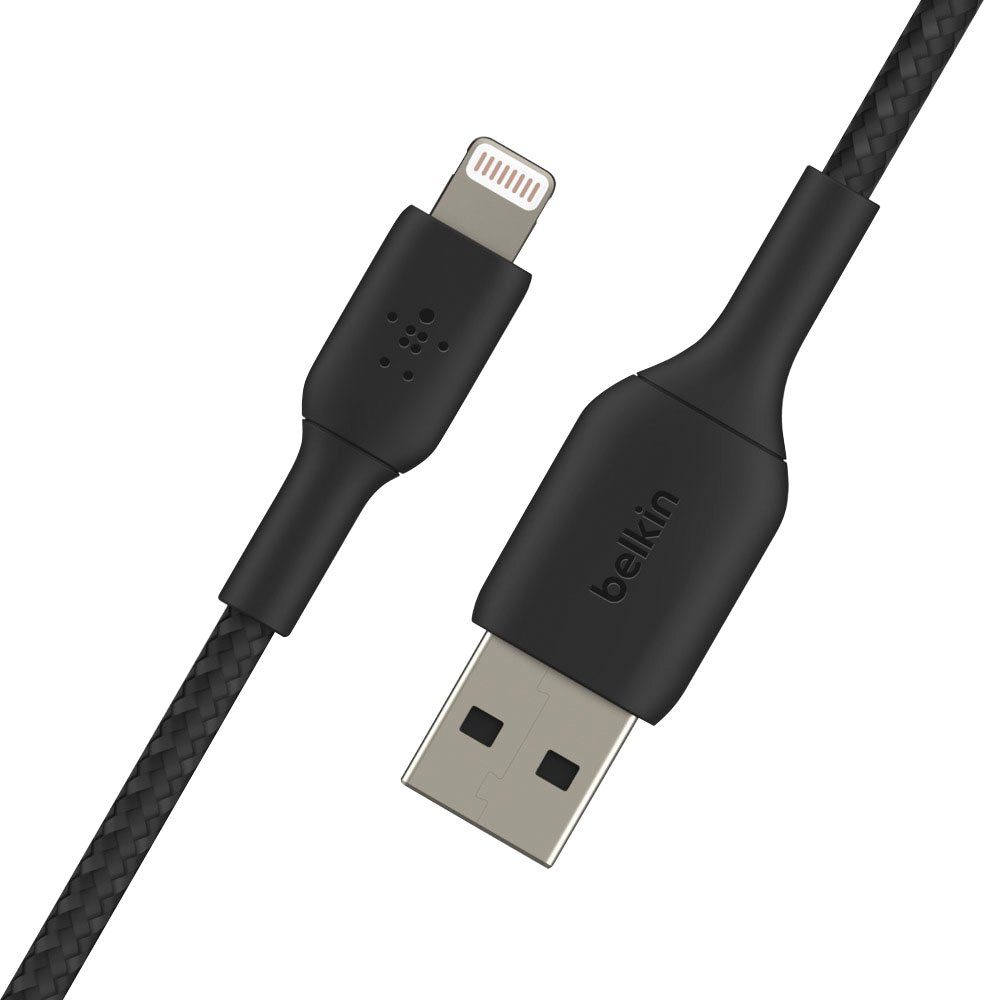 Belkin Lightning Lade/Sync Kabel ummantelt mfi 2m Smartphone-Kabel, USB Typ A, Lightning (200 cm)
