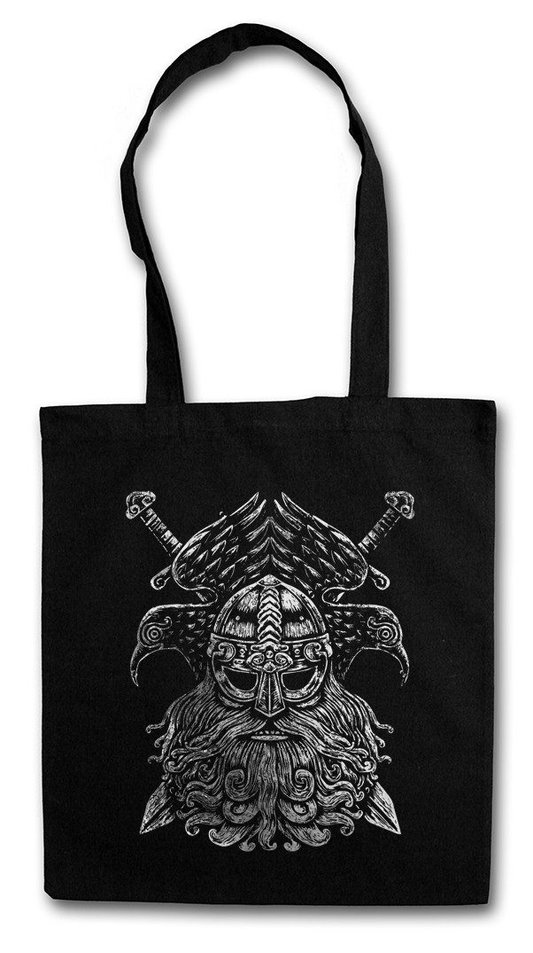 Beuteltasche Odhin VI Stofftasche Odhins Wölfe Geri Freki Wolves Paganism