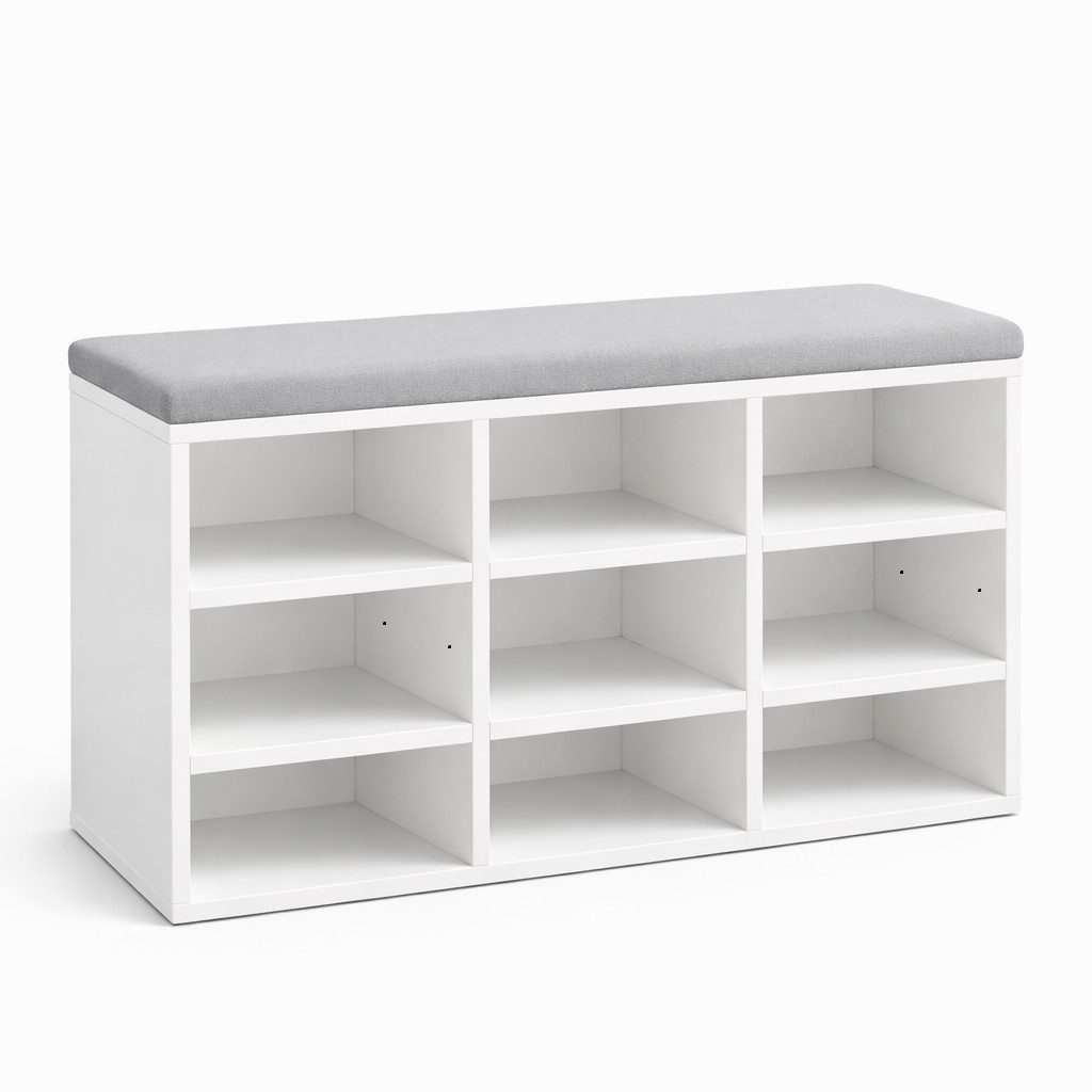 OTTO home Schuhbank Schuchschrank 80, Schuhregal, Schuhtruhe, Schuhkommode, Sitzbank, mit bequemer, abnehmbarer Sitzauflage