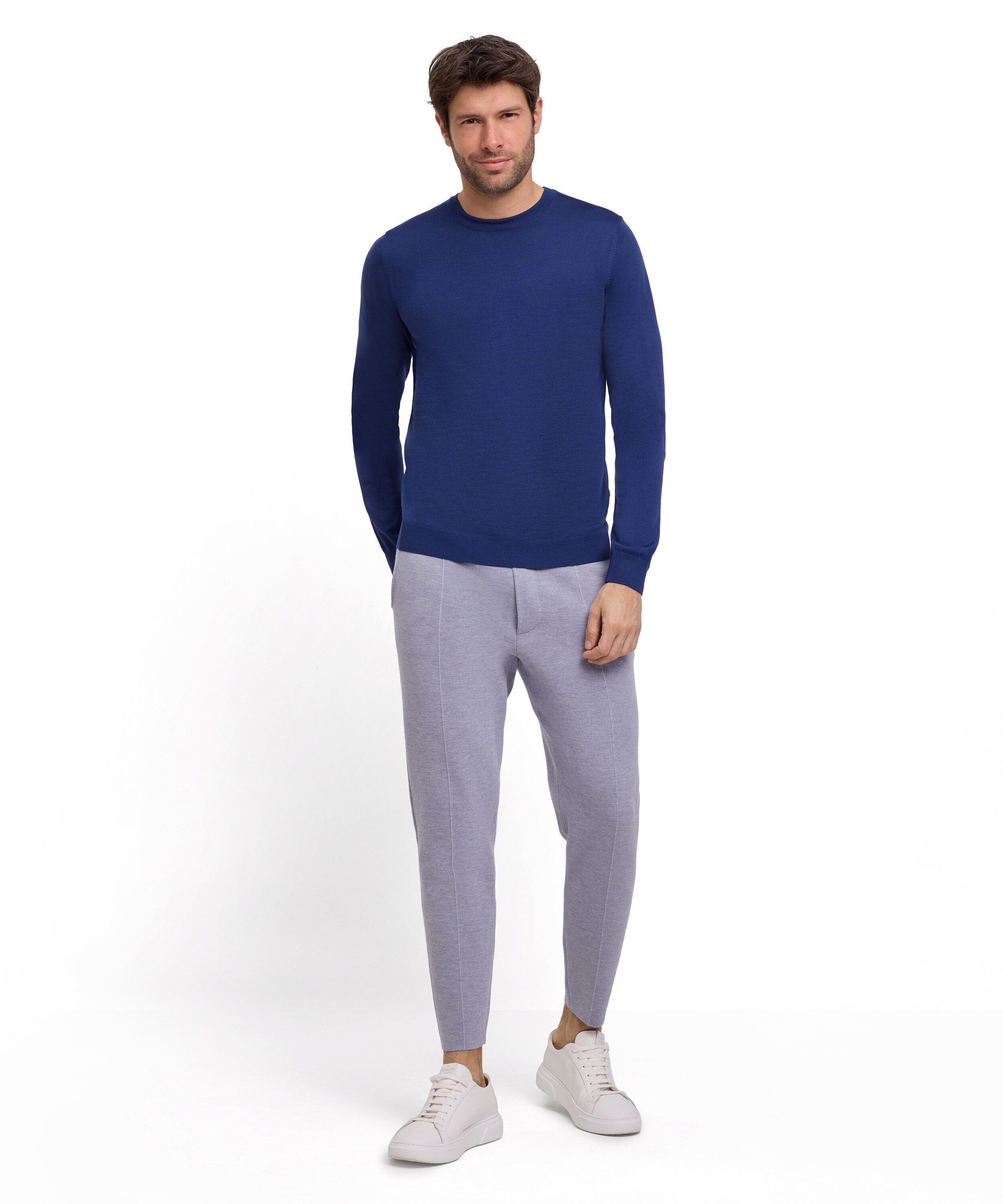 FALKE Strickpullover Pure Merino Wool (1-tlg) aus reiner, extrafeiner Merinowolle