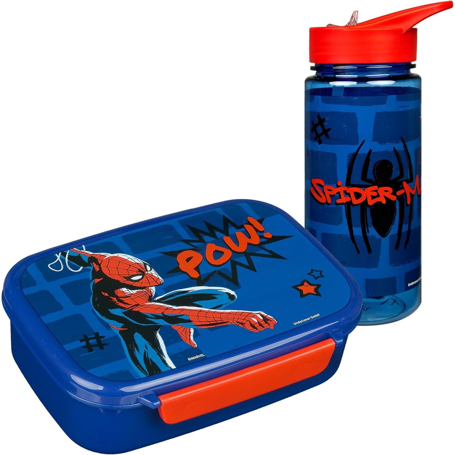 Scooli Trinkflasche Scooli Set Brotdose und Trinkflasche Spider Man