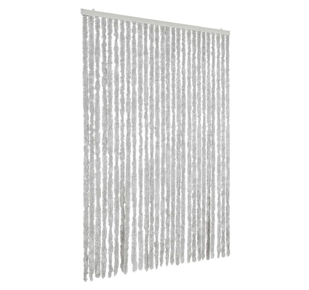 Thumbnail - vidaXL Insektenschutz-Vorhang, Fliegenvorhang Grau 118x220 cm Chenille
