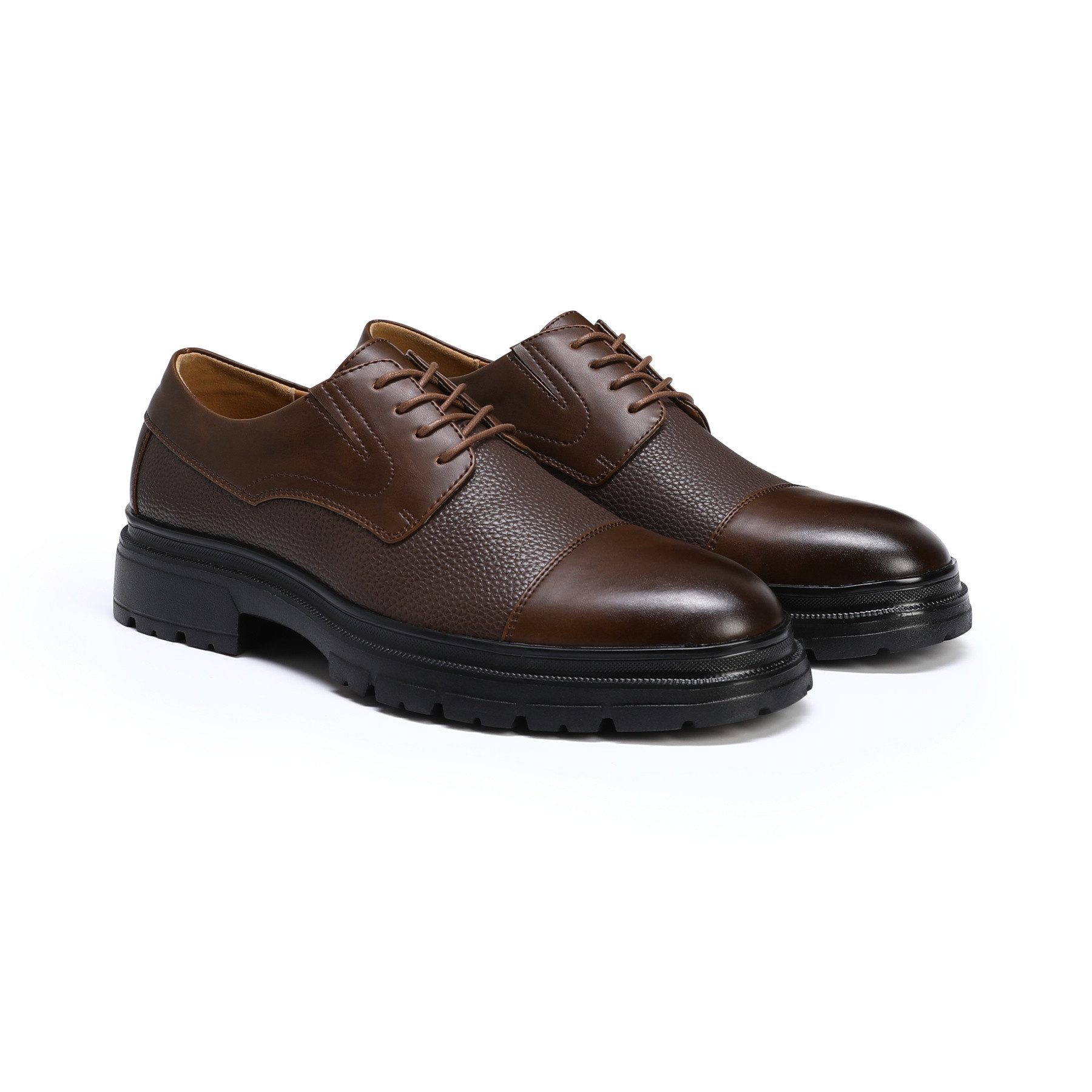 Allthemen Schnürschuh Herren Schnürschuhe Business Sneaker für Büro Freizeit Anzugschuhe – Bild 4 von 5