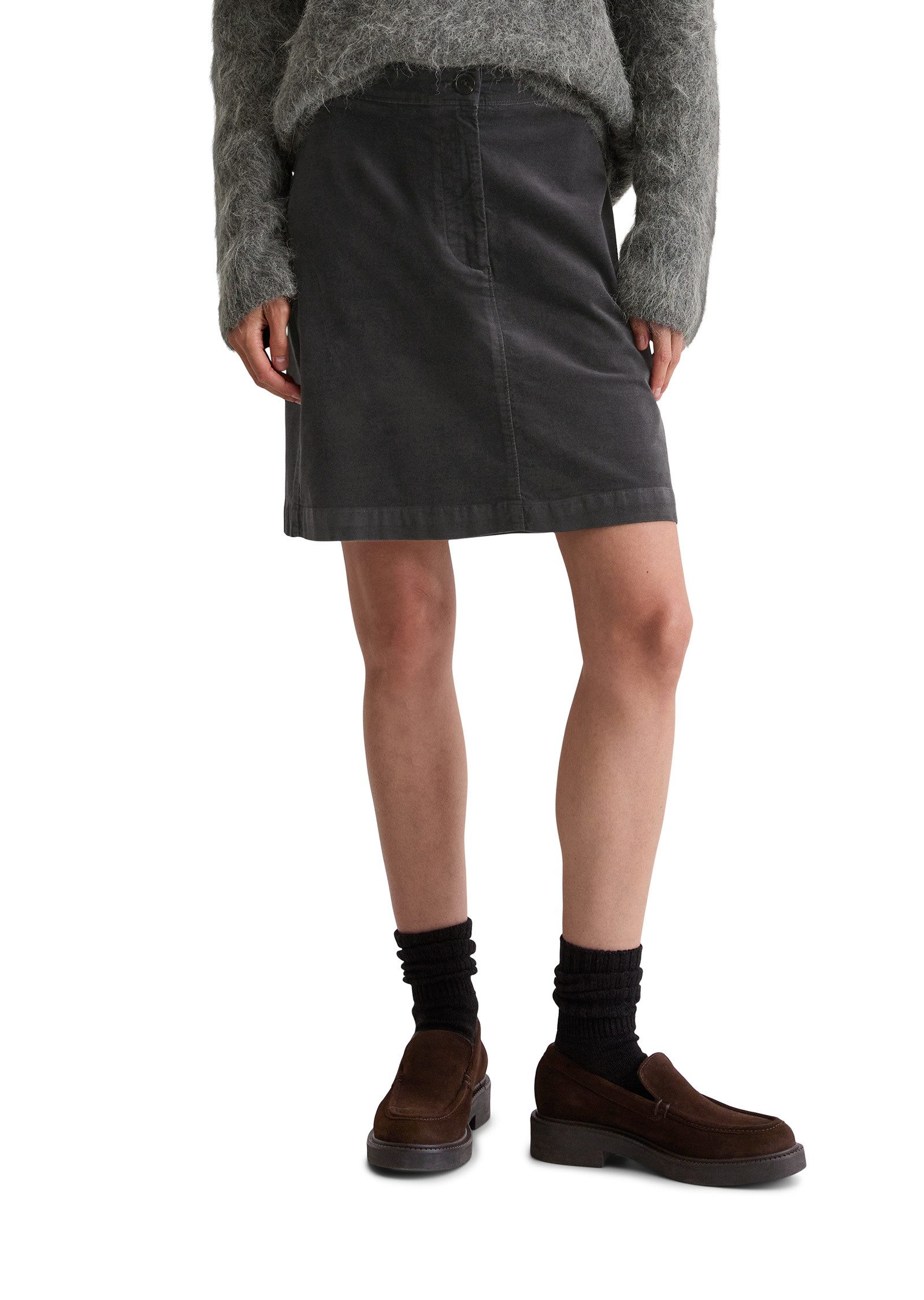 Marc O'Polo Webrock aus Organic-Cotton-Viskose-Stretch günstig online kaufen