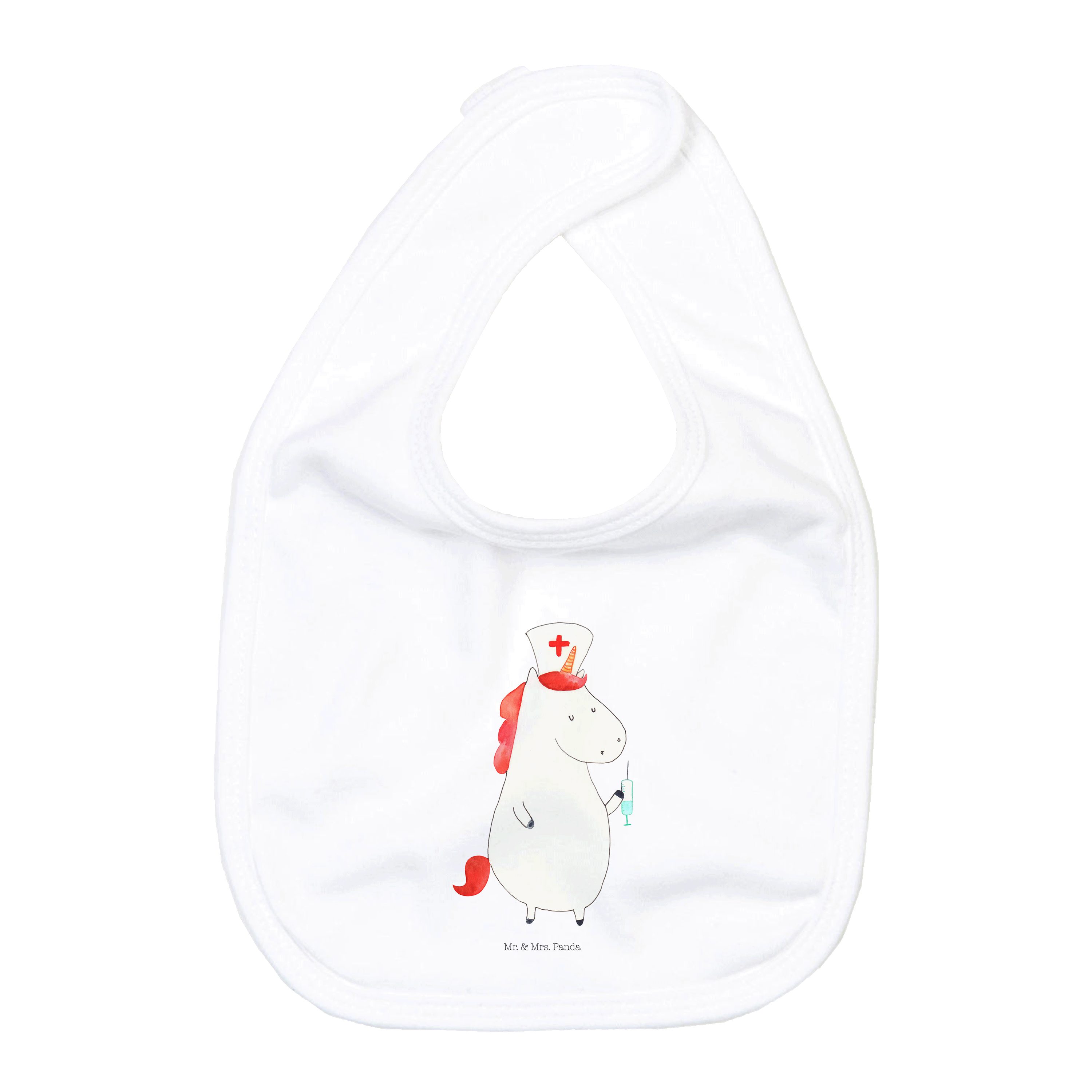 Tragetuch Einhorn Krankenschwester - Weiß - Geschenk, Baby, Krankenschwester Ge