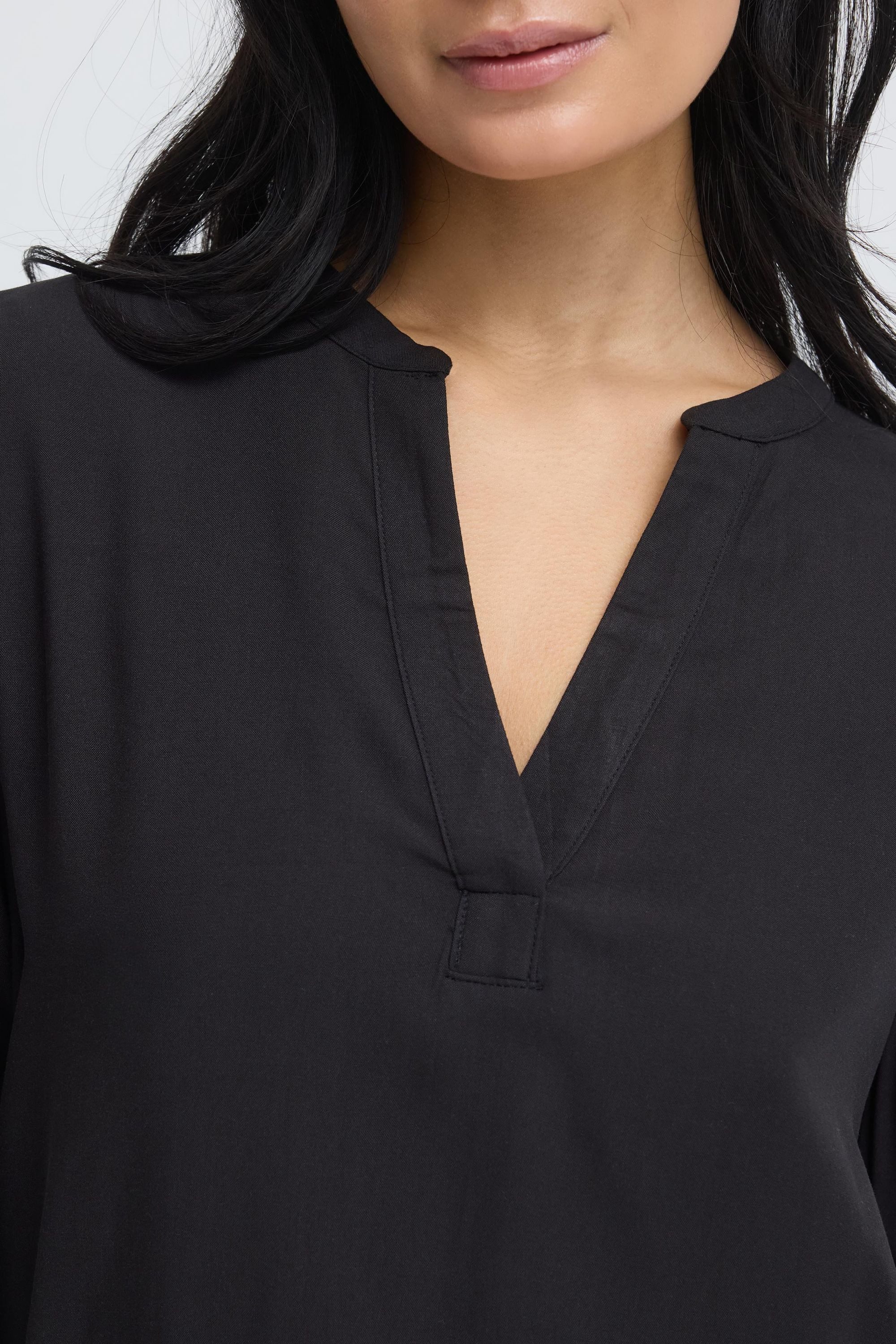 OXMO Langarmbluse OXNIlla Leichte Bluse aus Viscose - Loose Fit – Bild 5 von 5