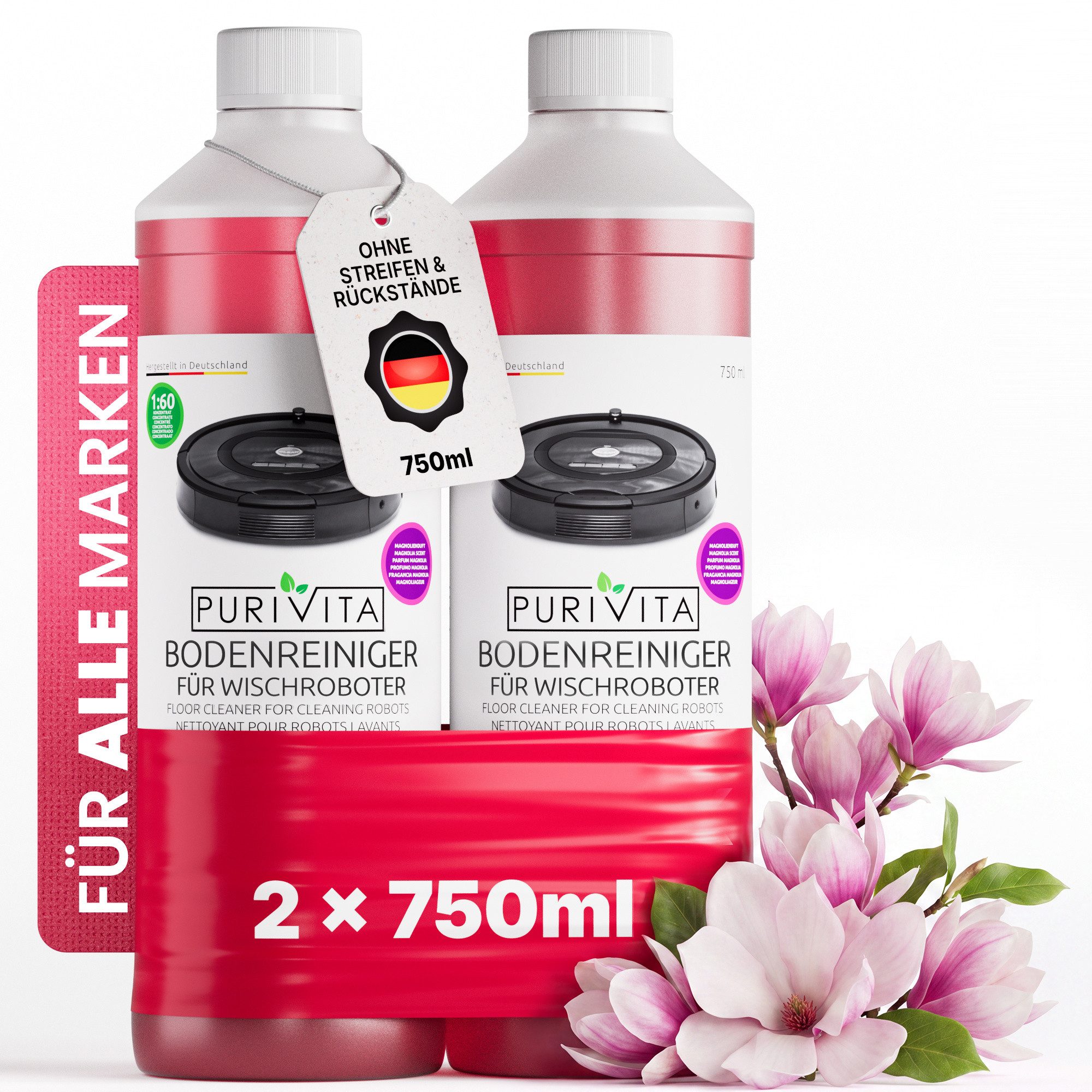 Purivita Wischroboter Fussbodenreiniger (Konzentrat)