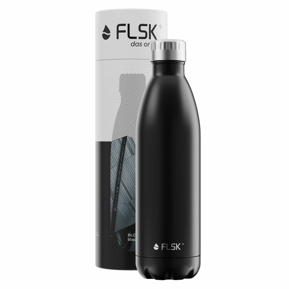 750 FLSK schwarz BLCK Trinkflasche ml