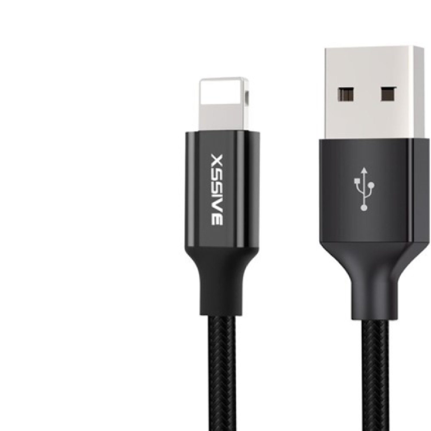COFI 1453 Geflochtenes USB-Ladekabel Kompatibel mit iOS Geräte 2.4A, 1.2m Verlängerungskabel