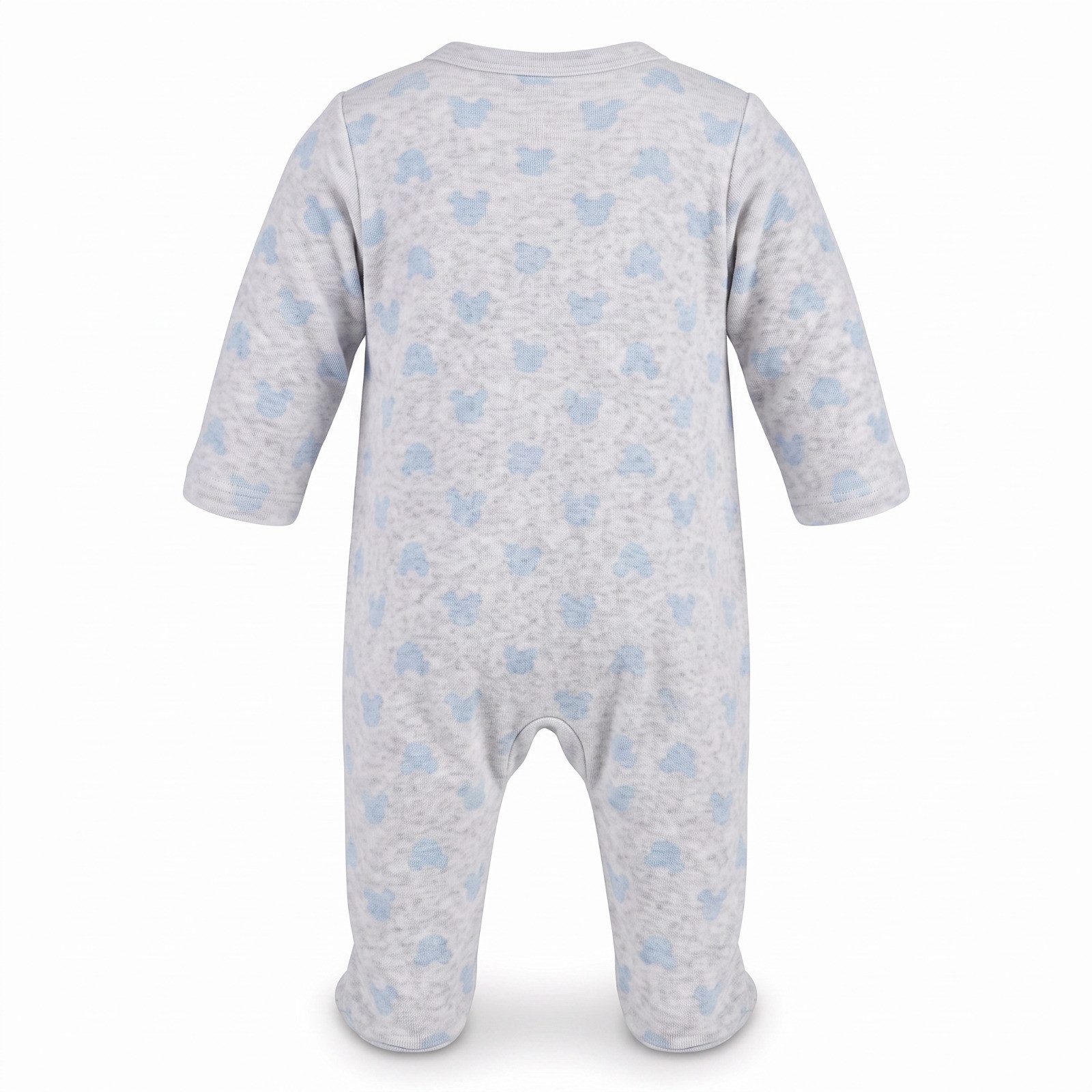 Disney Strampler Disney Mickey Maus Baby Velour-Strampler Langarm Füße Gr. 80–92 – Bild 2 von 2