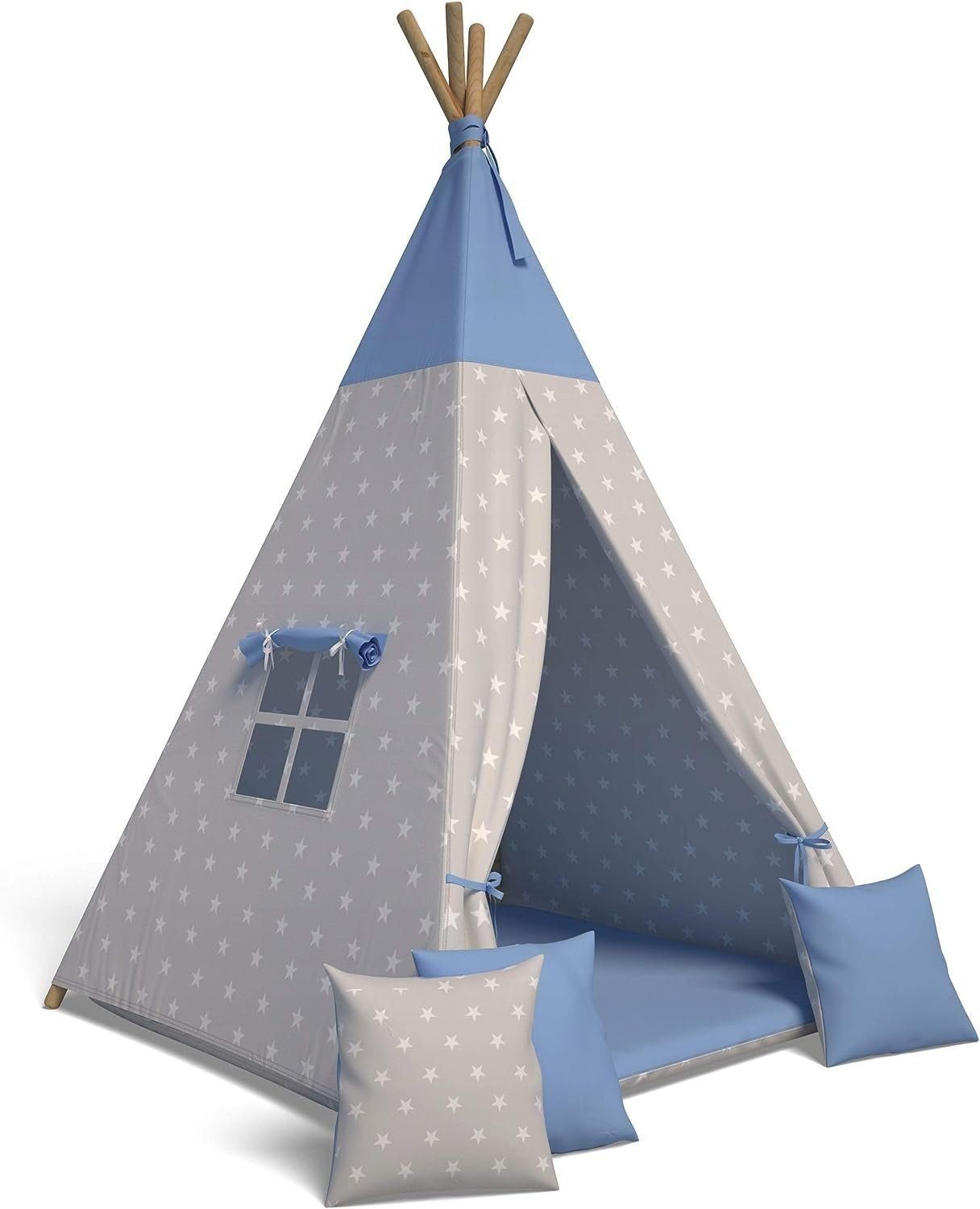 Best for Kids Tipi-Zelt Wigwam für Kinder mit Zubehör