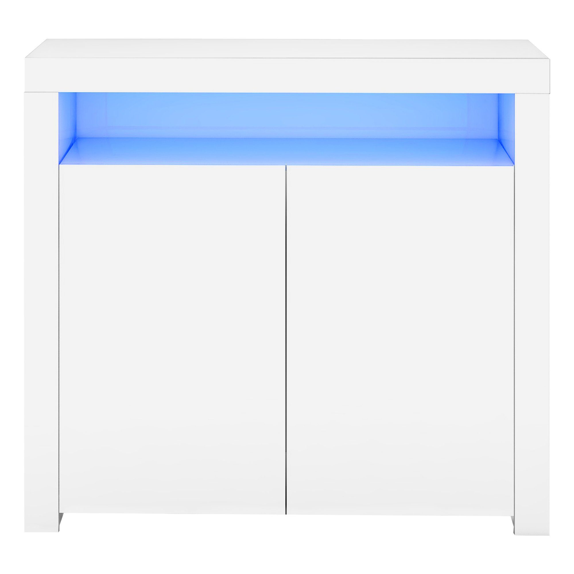 Merax Sideboard, hochglanz Front mit LED,Kommode mit Fernbedienung,Antichte günstig online kaufen