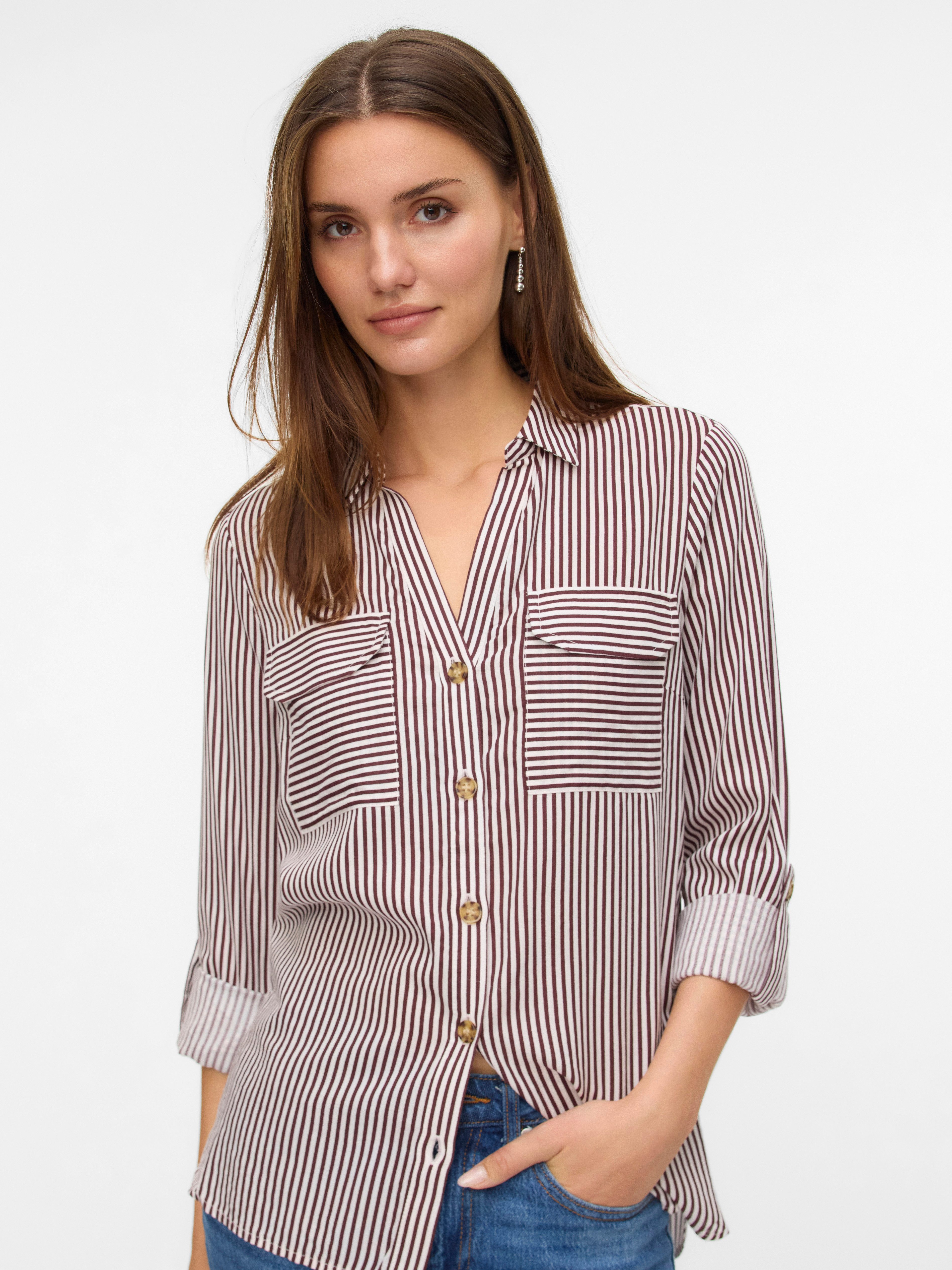 Vero Moda Hemdbluse VMBUMPY L/S SHIRT günstig online kaufen