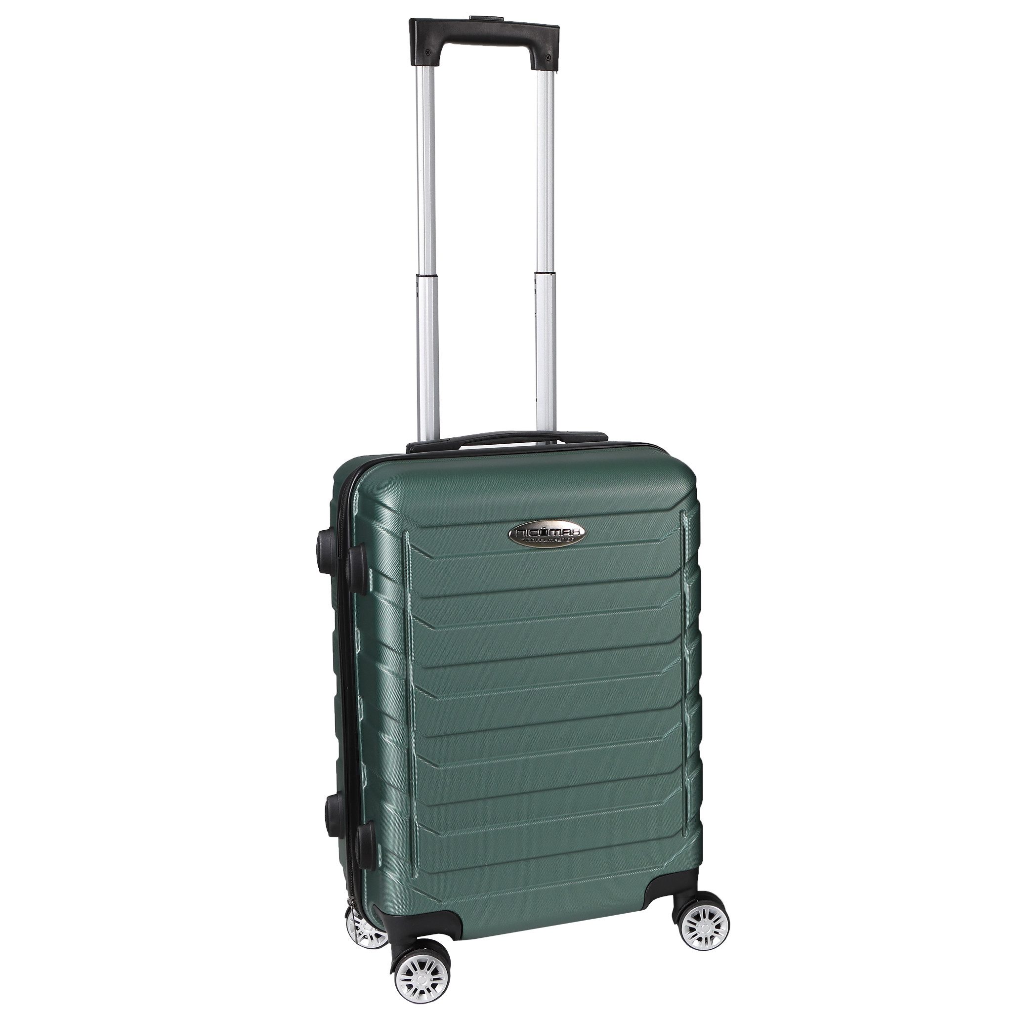 Hartschalen-Trolley Reisekoffer Hartschalenkoffer grün, blau, grau, schwarz