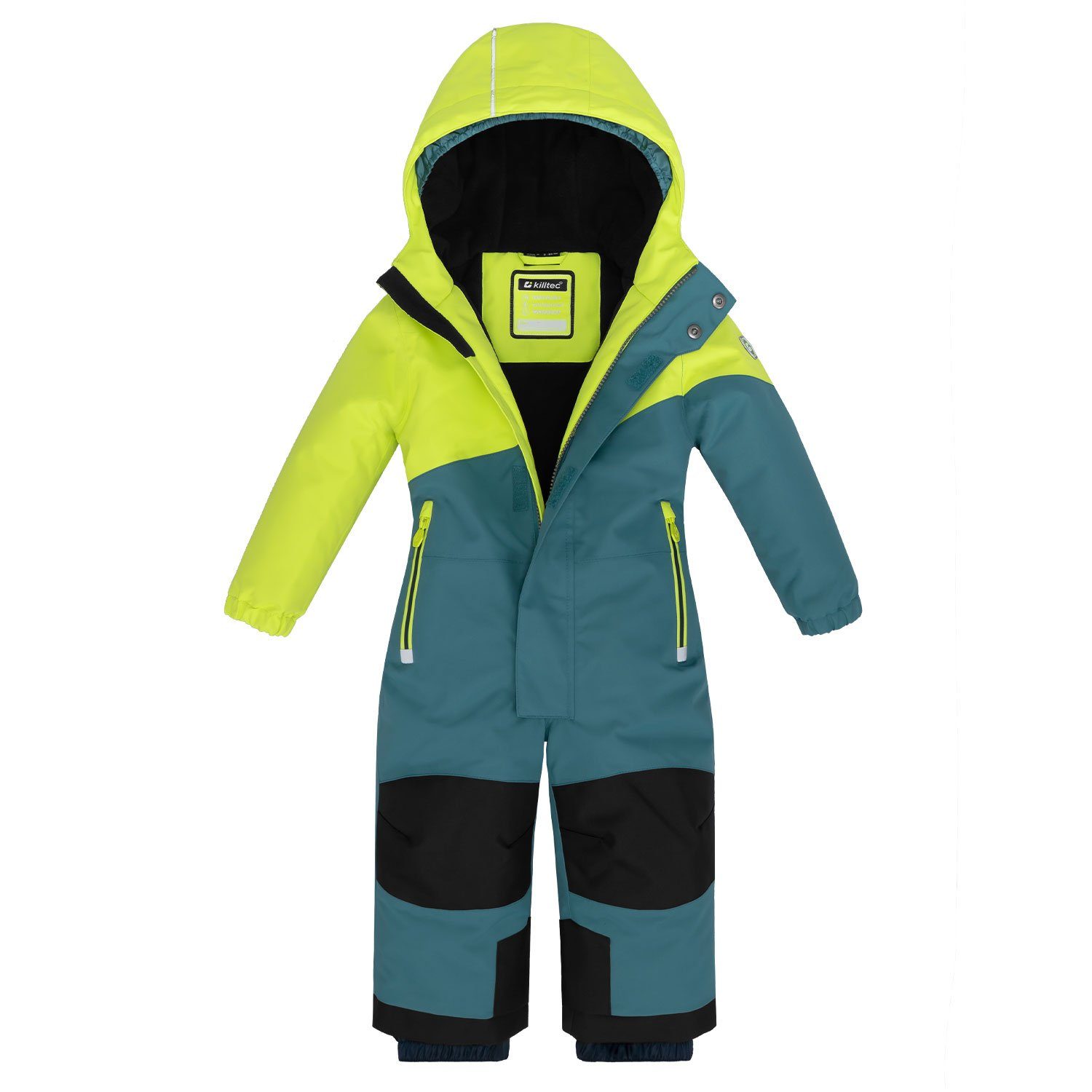 Killtec Snowsuit for Kids, Blue/Green, Fleece Lining
