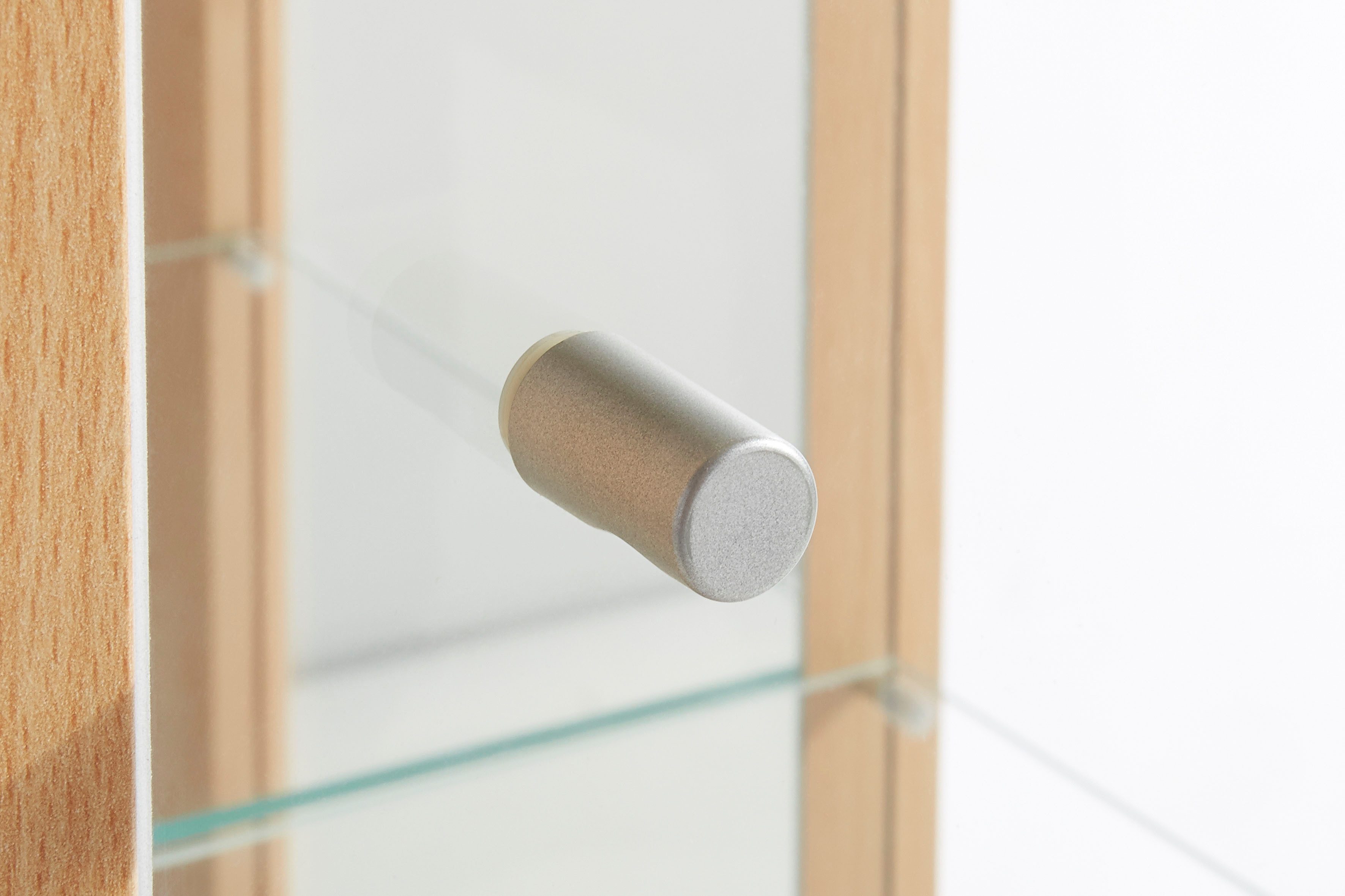 fif möbel Vitrine OPTIMA Standvitrine, Vitrinenschrank, Glasvitrine, Sammlervitrine, LED