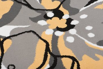 Designteppich Modern Teppich Kurzflor Wohnzimmerteppich Robust und pflegeleicht GRAU, Mazovia, 80 x 150 cm, Fußbodenheizung, Allergiker geeignet, Farbecht, Pflegeleicht
