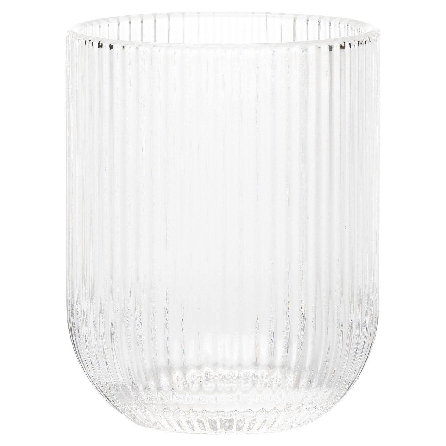 casa NOVA Glas GARBRIELLA, 280 ml Fassungsvermögen, Transparent, Glas, mit Rillenschliff