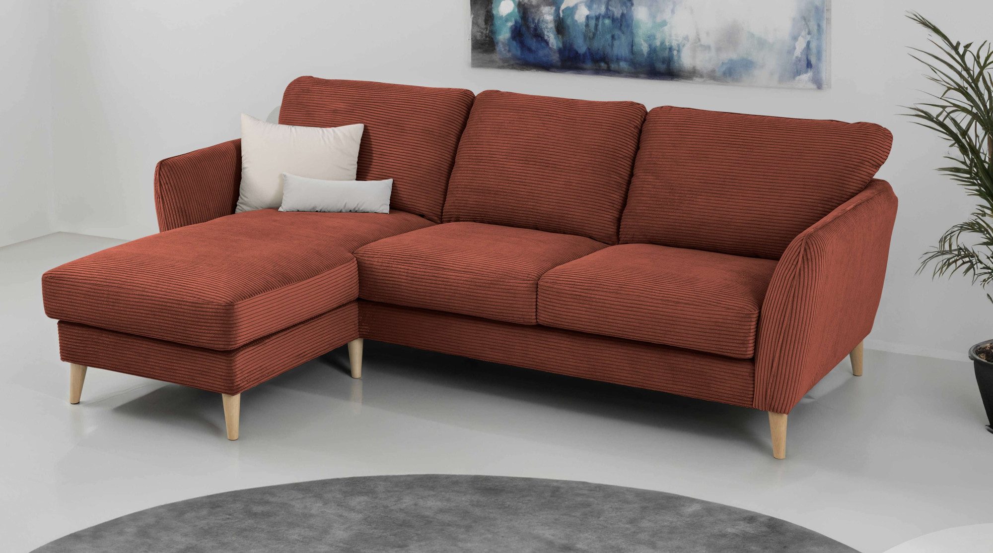 Home affaire Ecksofa MARSEILLE (242/152cm),L-Form, Rec. günstig online kaufen