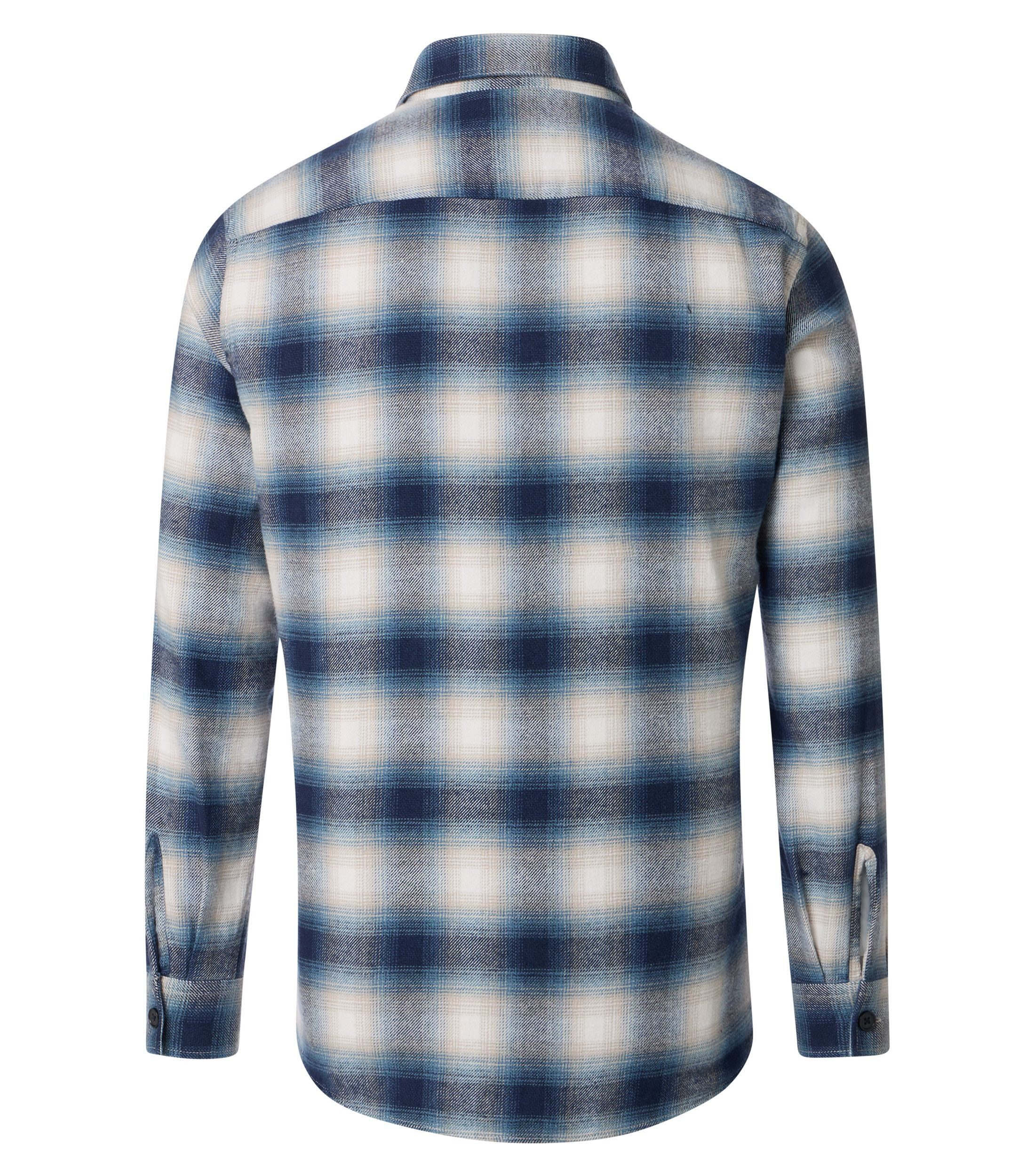 CASAMODA Langarmhemd CASAMODA Hemdjacke kariert