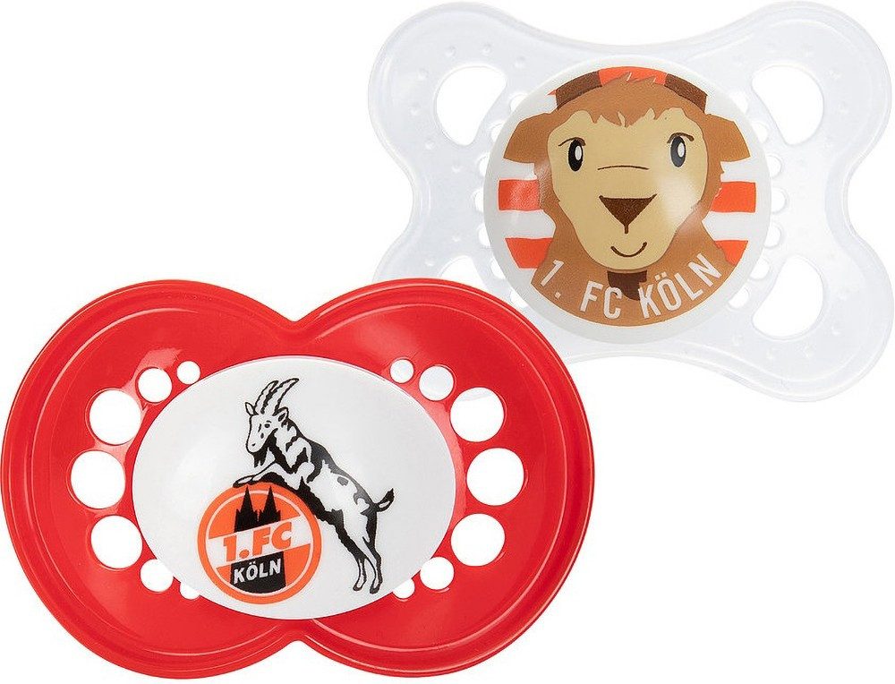 Schnuller Baby-Schnuller 2er Set Schnute + Logo 6-16 Monate