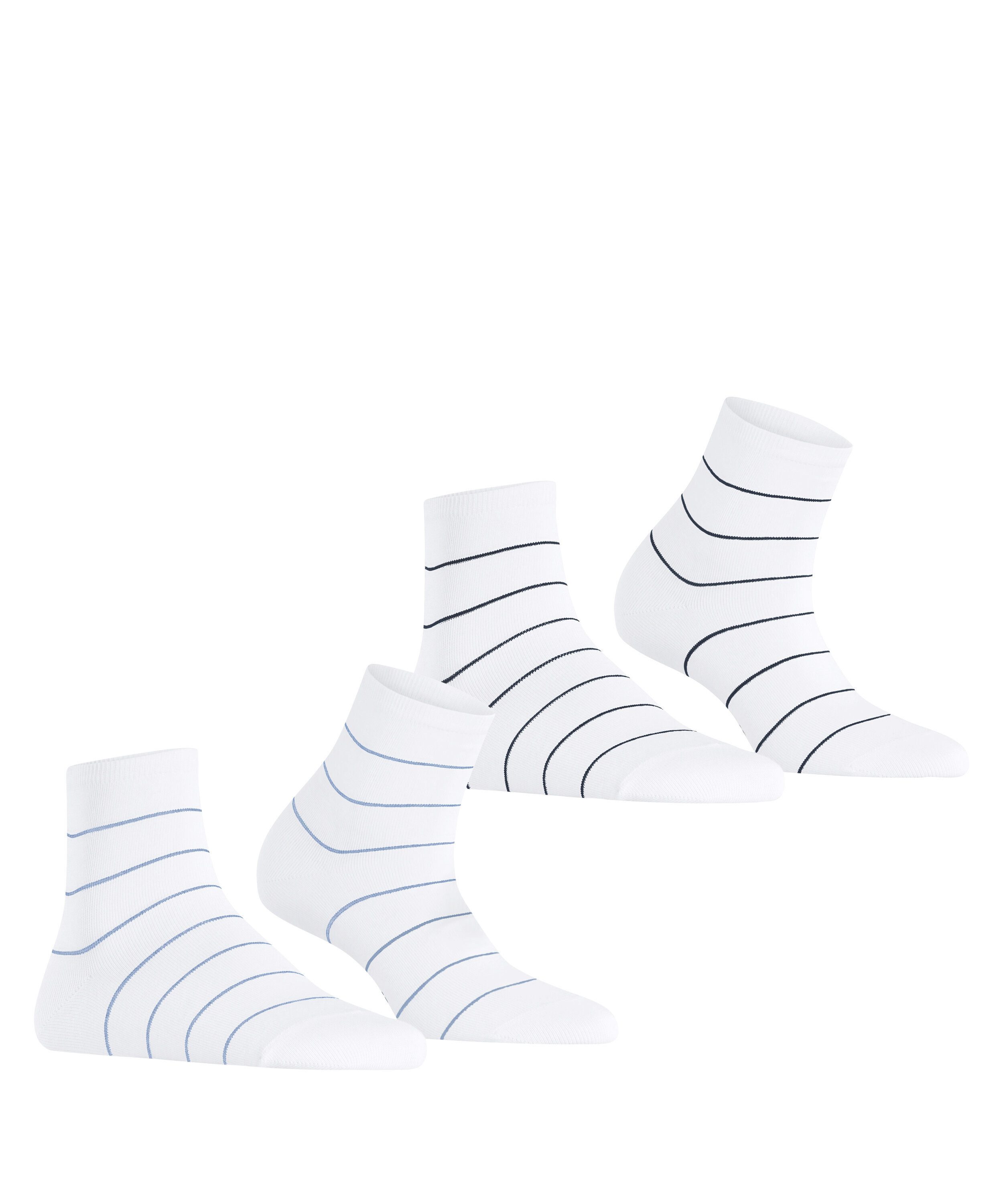 Esprit Kurzsocken Fine Line 2-Pack (2-Paar)