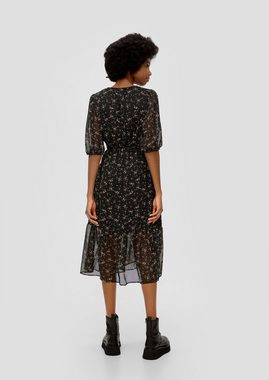 QS Minikleid Maxi-Kleid mit All-over-Print Gummizug