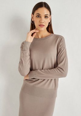 HECHTER PARIS Strickpullover mit tollen Strickdetails