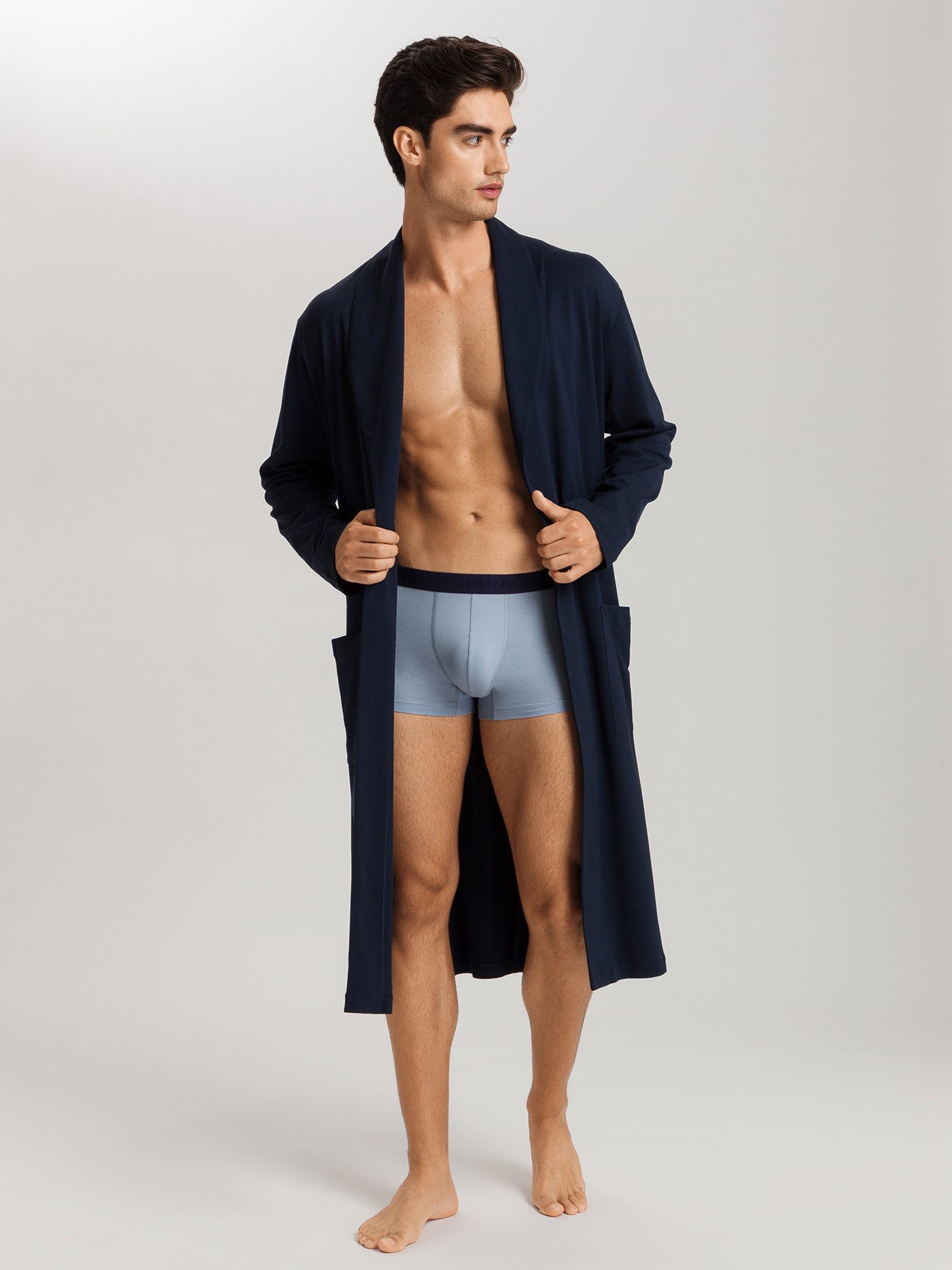 Hanro Morgenmantel Night & Day, Morgen-mantel Saunamantel Bademantel