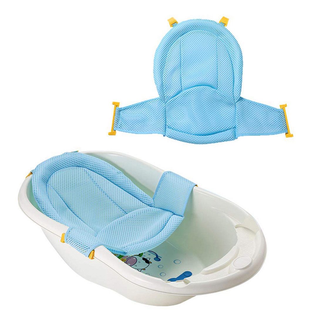 Fivejoy Badesitz Baby-Badematte,Neugeborenen-Badewanne,Duschnetz,verstellbar Komfortwan (1-tlg), Baby-Badezubehör für Neugeborene und Kleinkinder