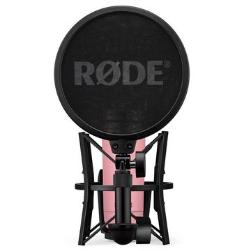 RØDE Mikrofon NT1 Signature Pink Studio-Mikrofon Rosa mit PSA1 Gelenkarm-Stativ
