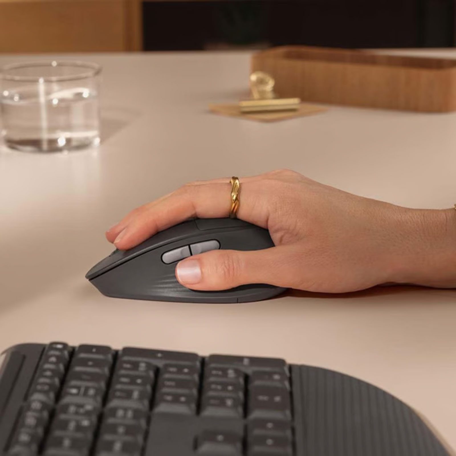 Logitech M850 LOFFWHITE Maus