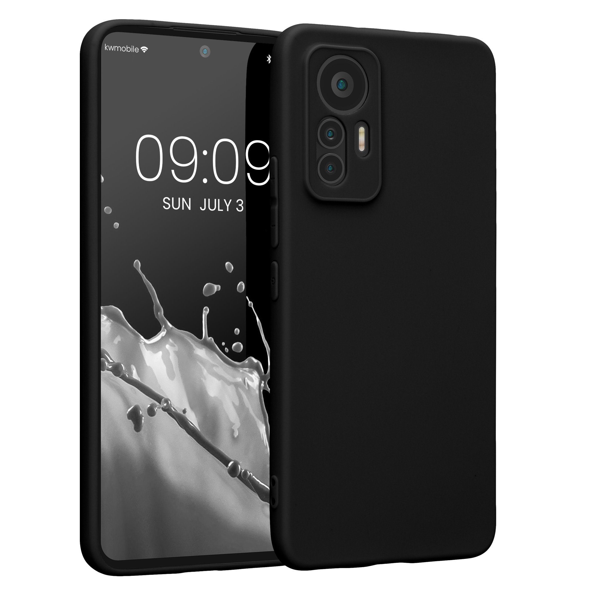 kwmobile Handyhülle Handyhülle für Xiaomi 12 Lite 5G Hülle, Weiches Handy Silikon Case - Schutzhülle Cover