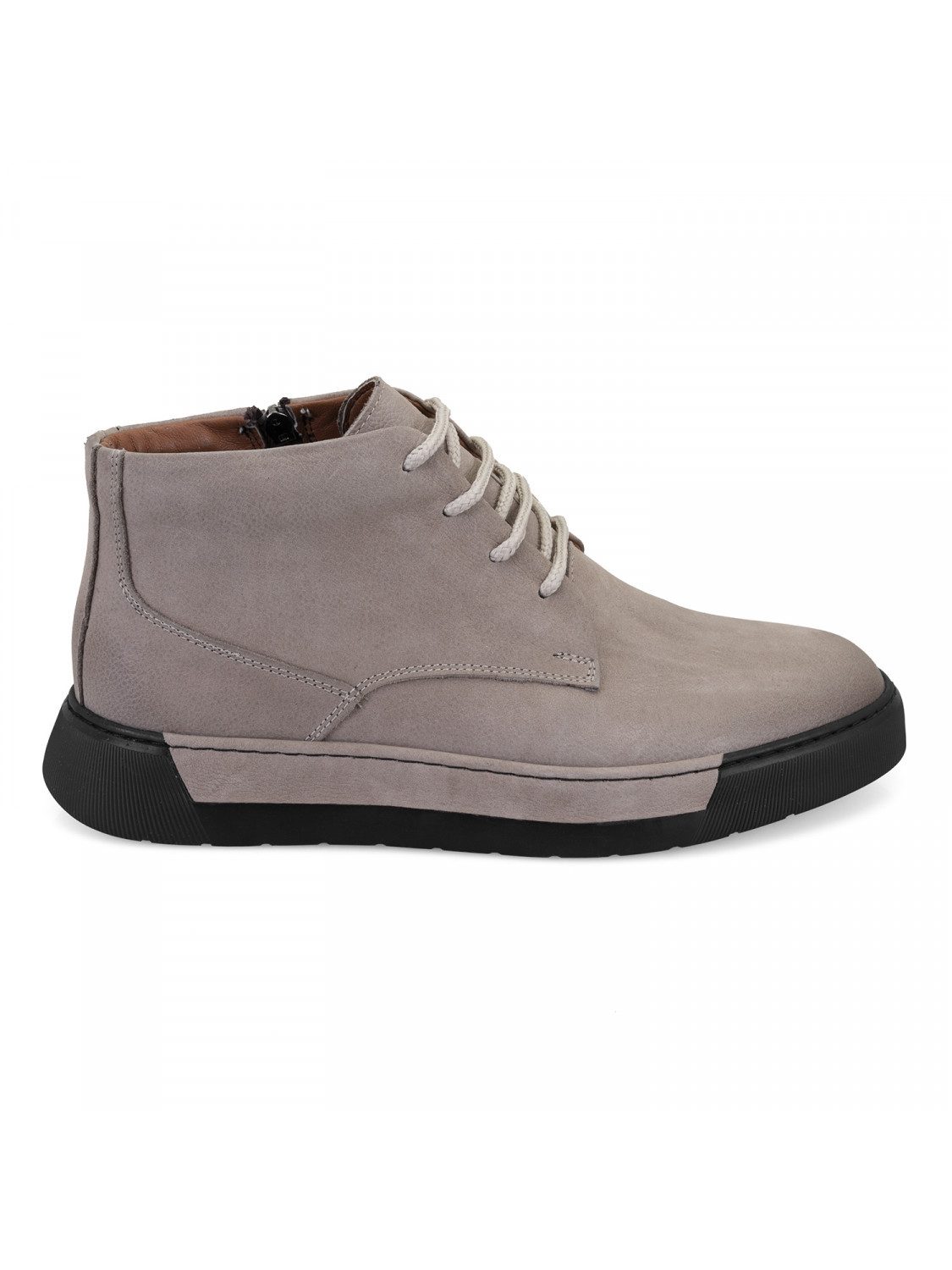 Desa Herren-Schnürstiefel aus Leder – Flacher Absatz, atmungsaktiv Stiefel