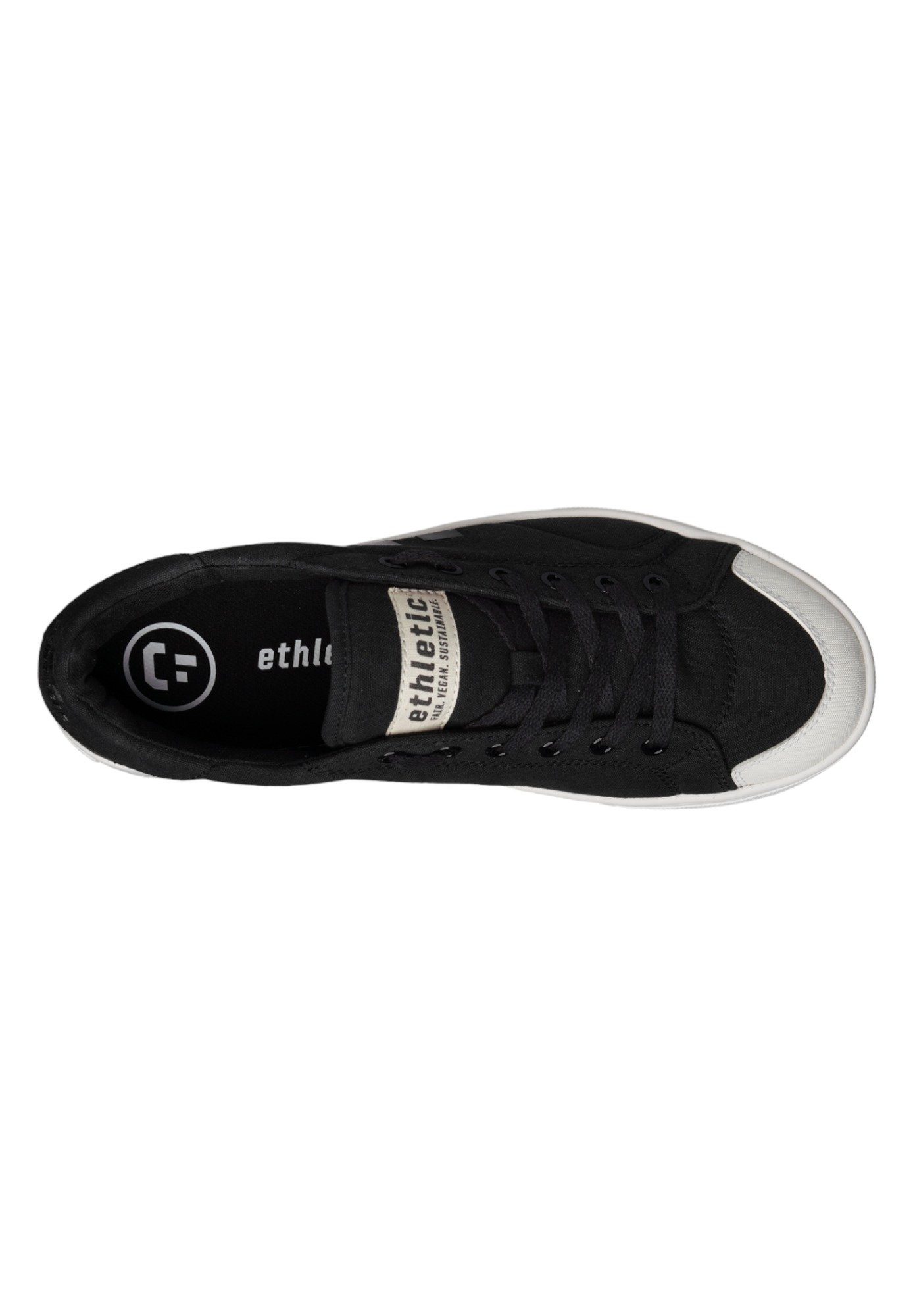 Jet Cut - Fairtrade ETHLETIC Produkt Sneaker Black Active Lo Black Jet