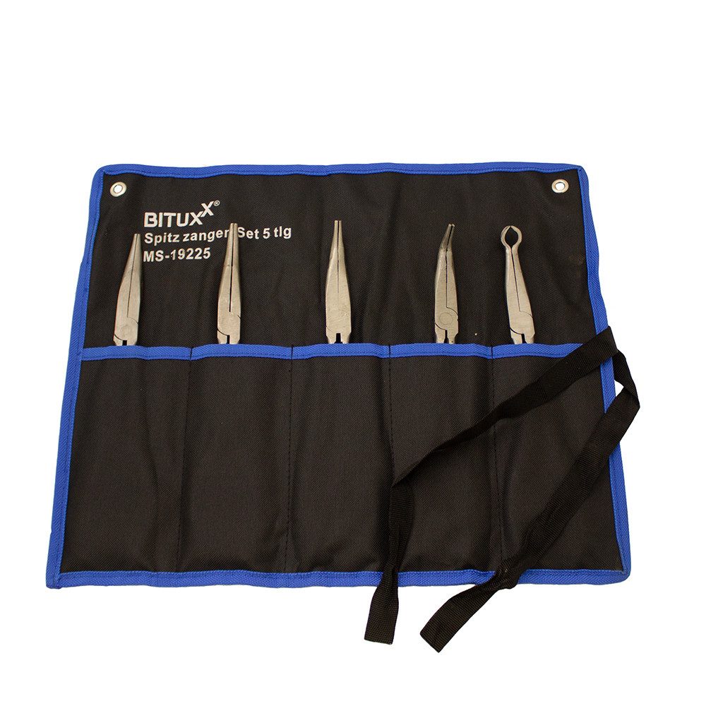 Bituxx Spitzzange Bituxx Spitzzangen Set 5 tlg., Set 5-tlg., MS-19225